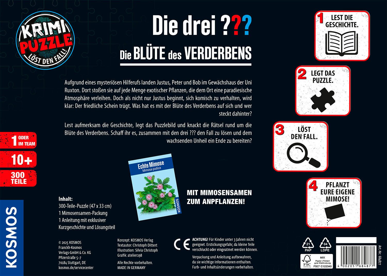Kosmos Puzzle Krimipuzzle Die drei ??? günstig online kaufen