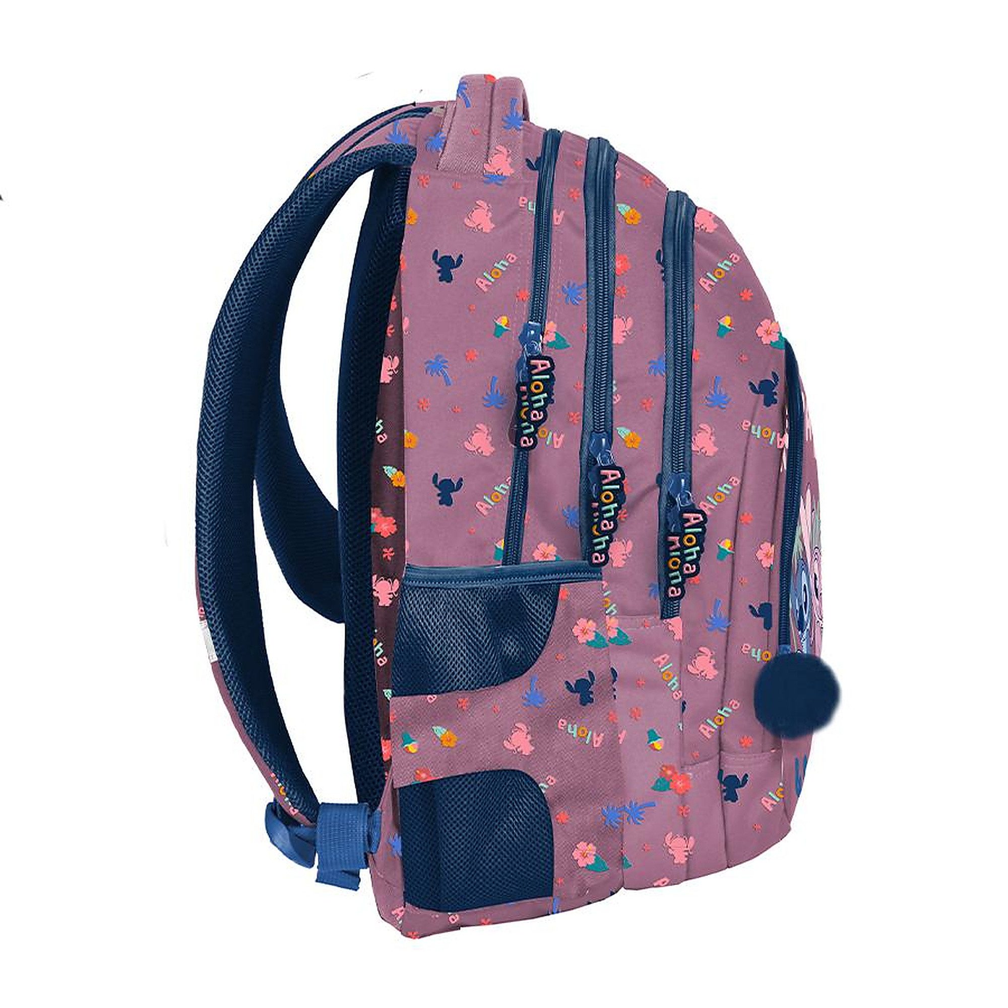 PASO Schulrucksack Mega Schulset XXL - Lilo & Stitch Disney (Schulset, 11-tlg), Schulranzen-Set Für Jungen & Mädchen Klasse 1–4