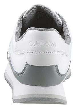 Calvin Klein Sneaker im Materialmix, Freizeitschuh, Halbschuh, Schnürschuh