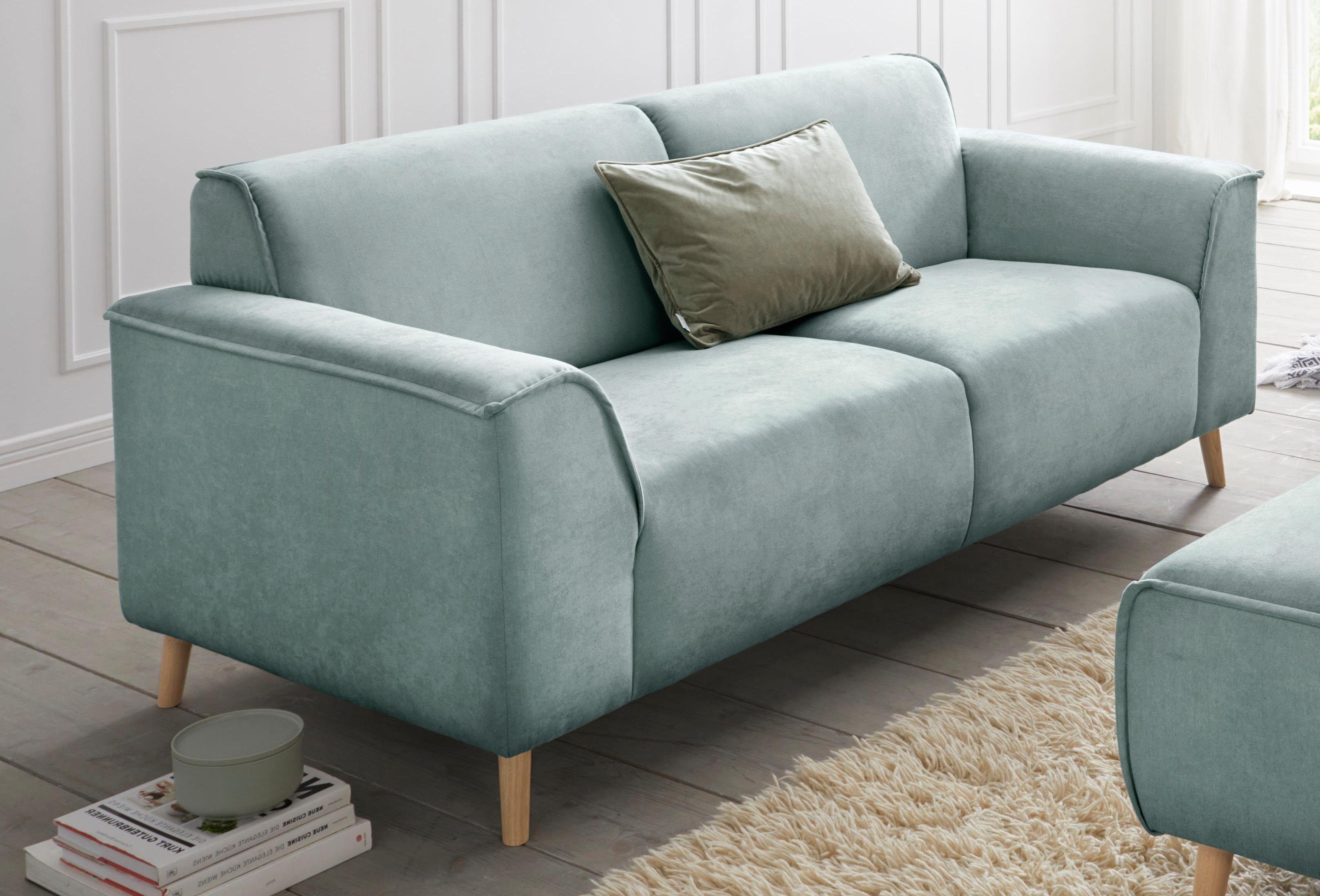 Home affaire 2,5-Sitzer Janek Scandic Design, elegant und zeitlos, mit Federkern und Keder in scandinavischem Design
