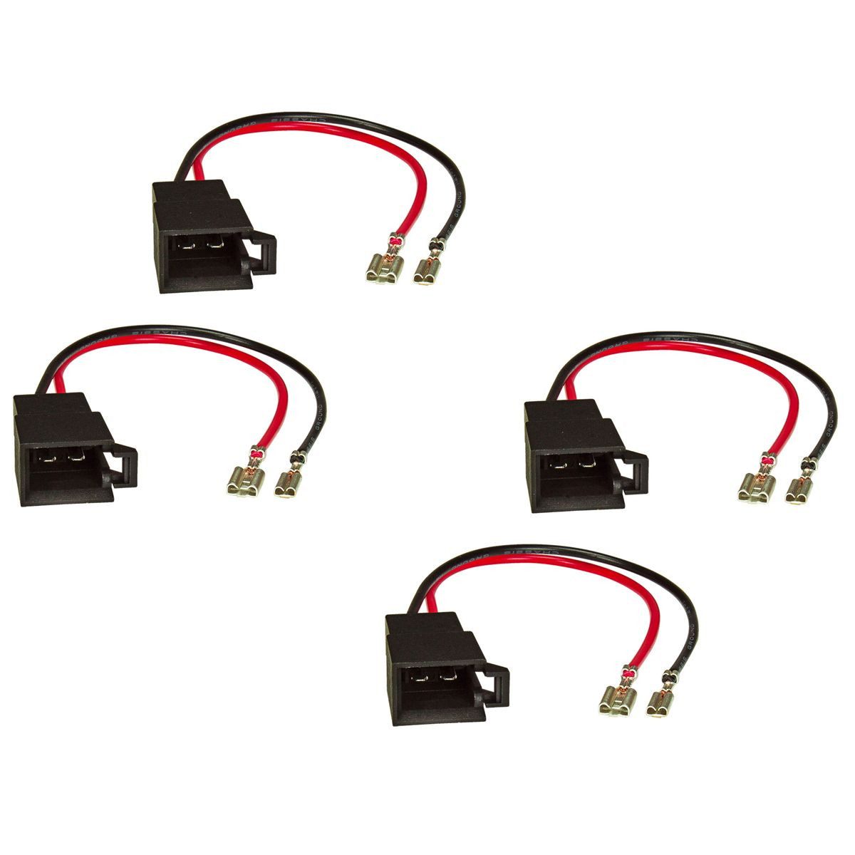 tomzz Audio Lautsprecheradapter (4er Set) auf DIN passt für Dacia Opel Renault Sea Auto-Lautsprecher