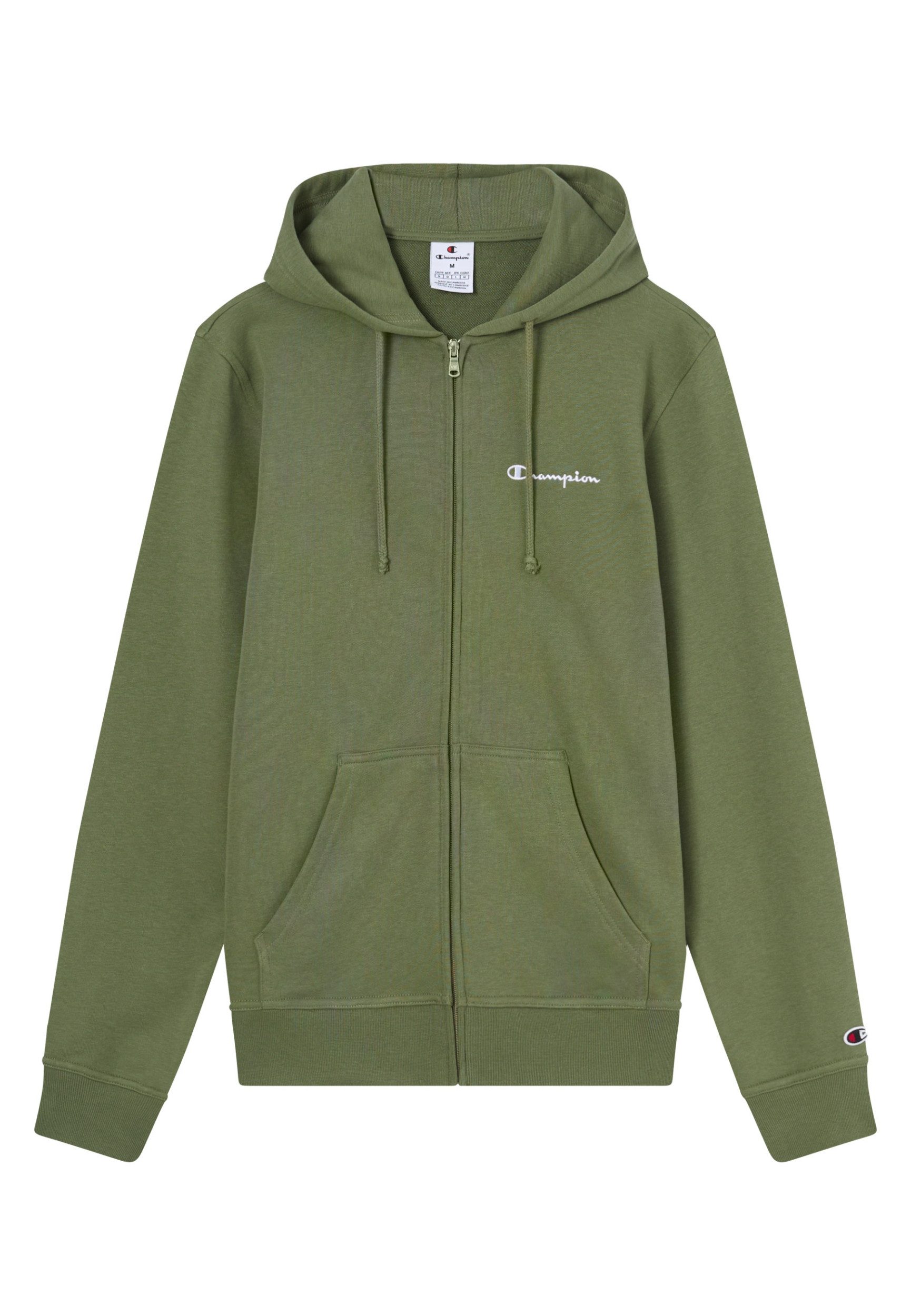 Champion Hoodie Full Zip Hoodie Herren Kapuzenjacke oliv-grün