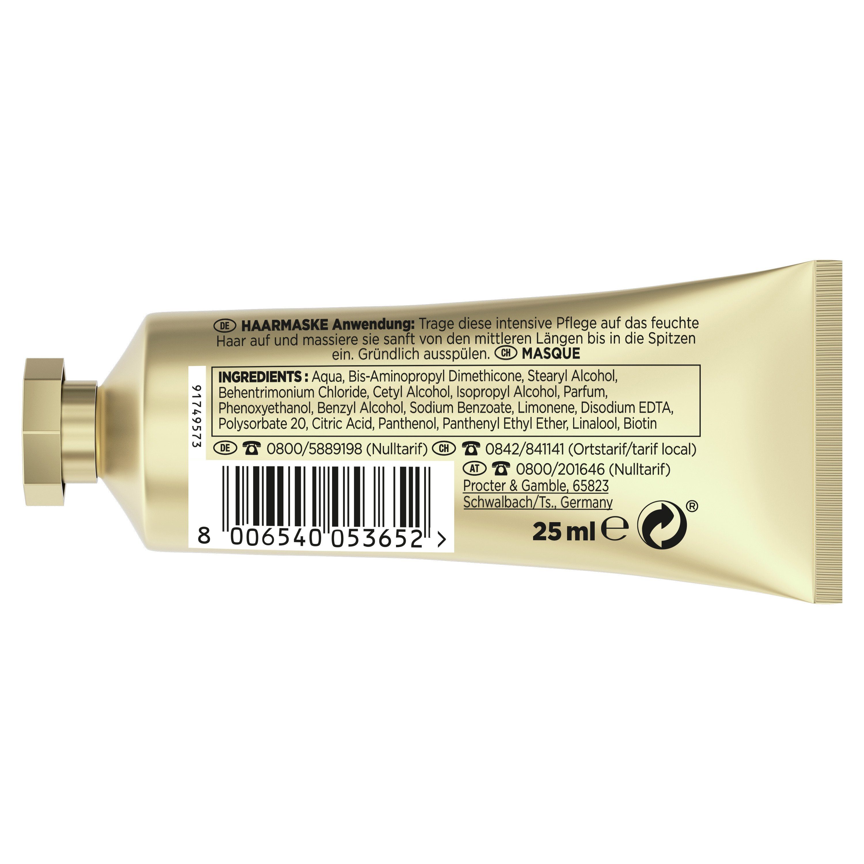 Pantene Haarspülung Miracles Color Damage Reverse Shot mit Biotin - 8er-Pack (8x 25 ml)