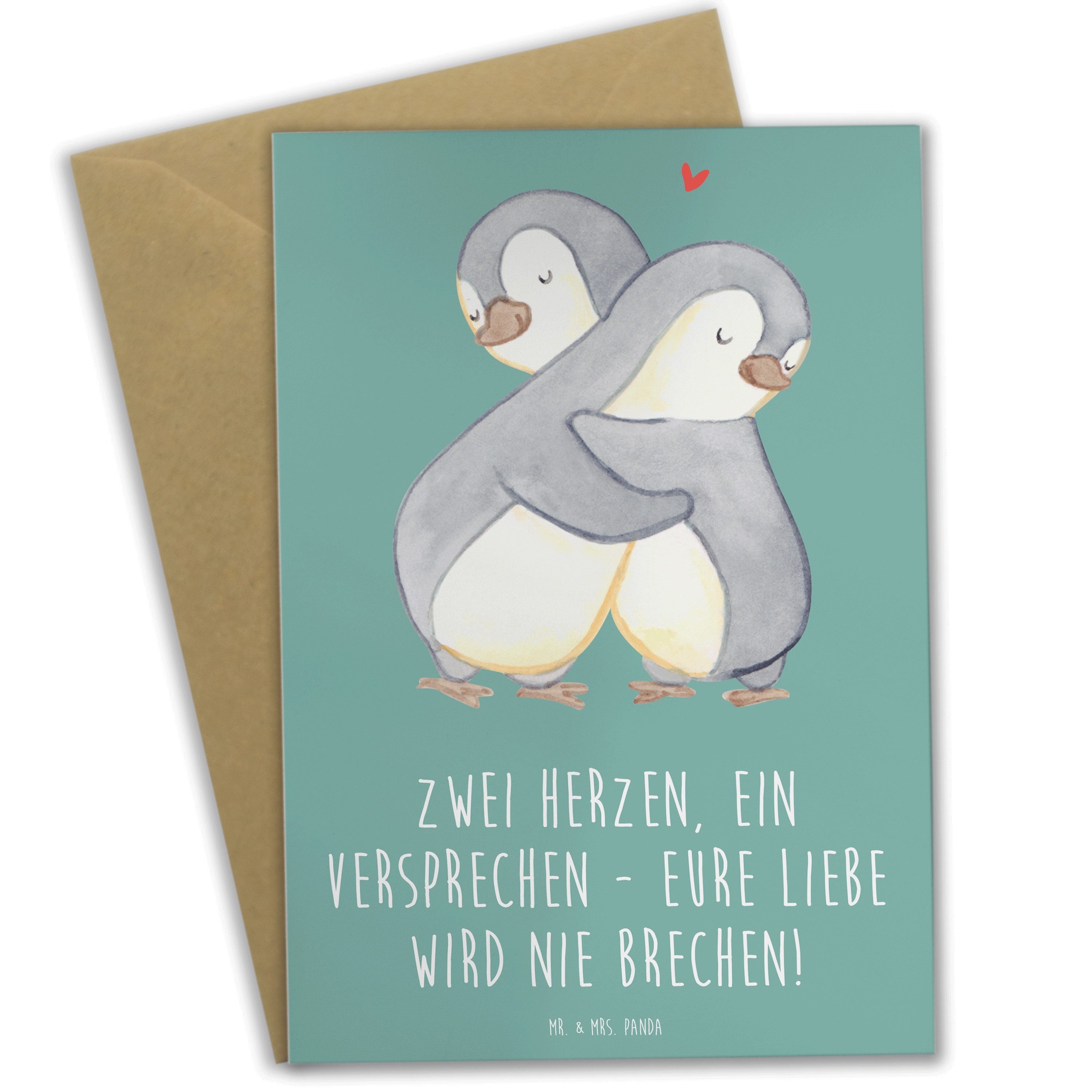 Grußkarte Standesamtliche Trauung Versprechen - Meeresbrise - Geschenk, Eure Li