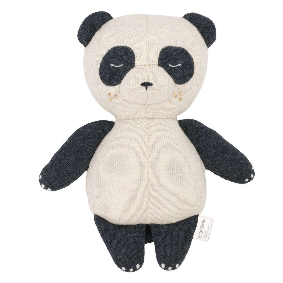 Baby Bello Kuscheltier Kuscheltier mit Glocke 18cm Plüschtier Rassel Stofftier Panda Polly