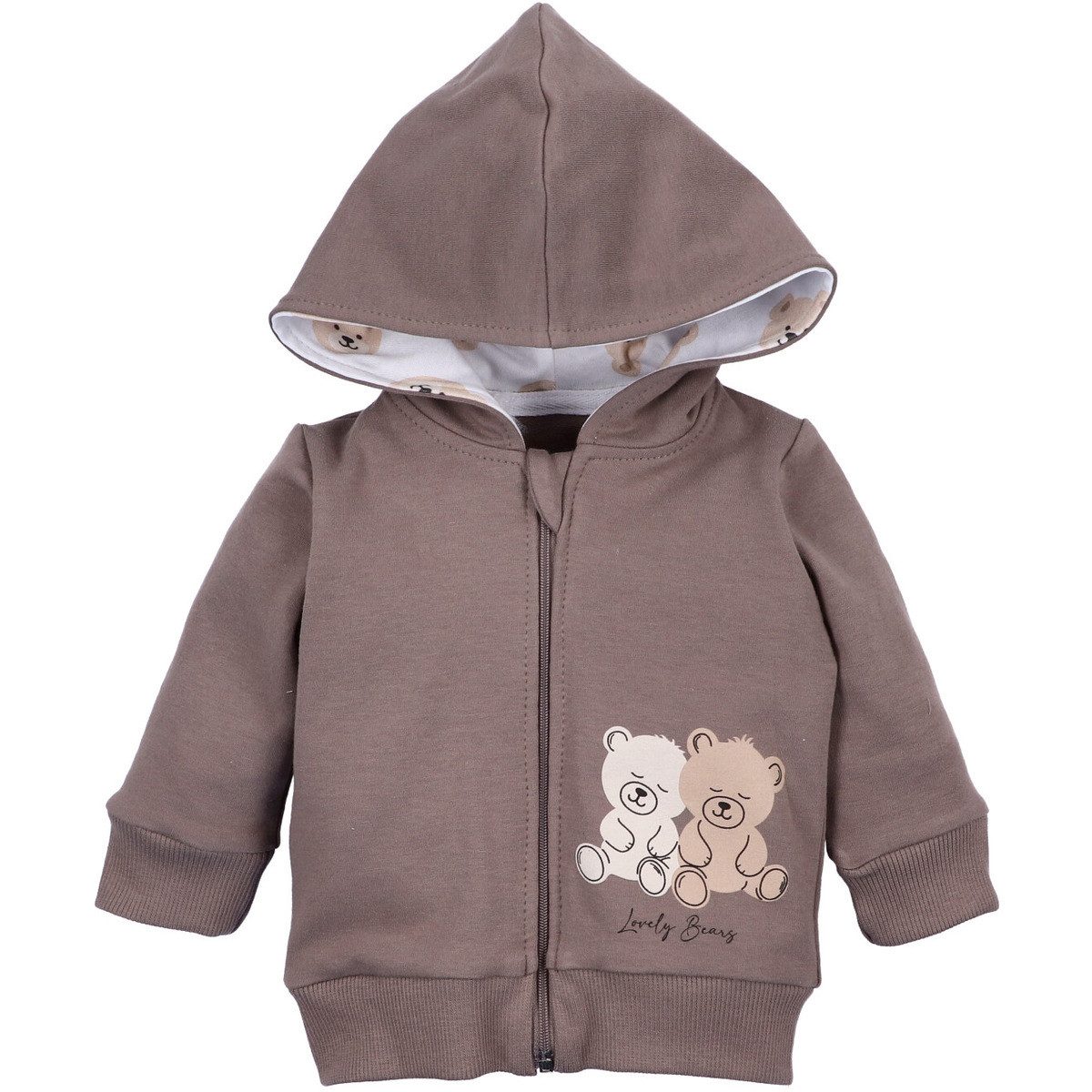 Sweatjacke Teddybär Unisex Kinder