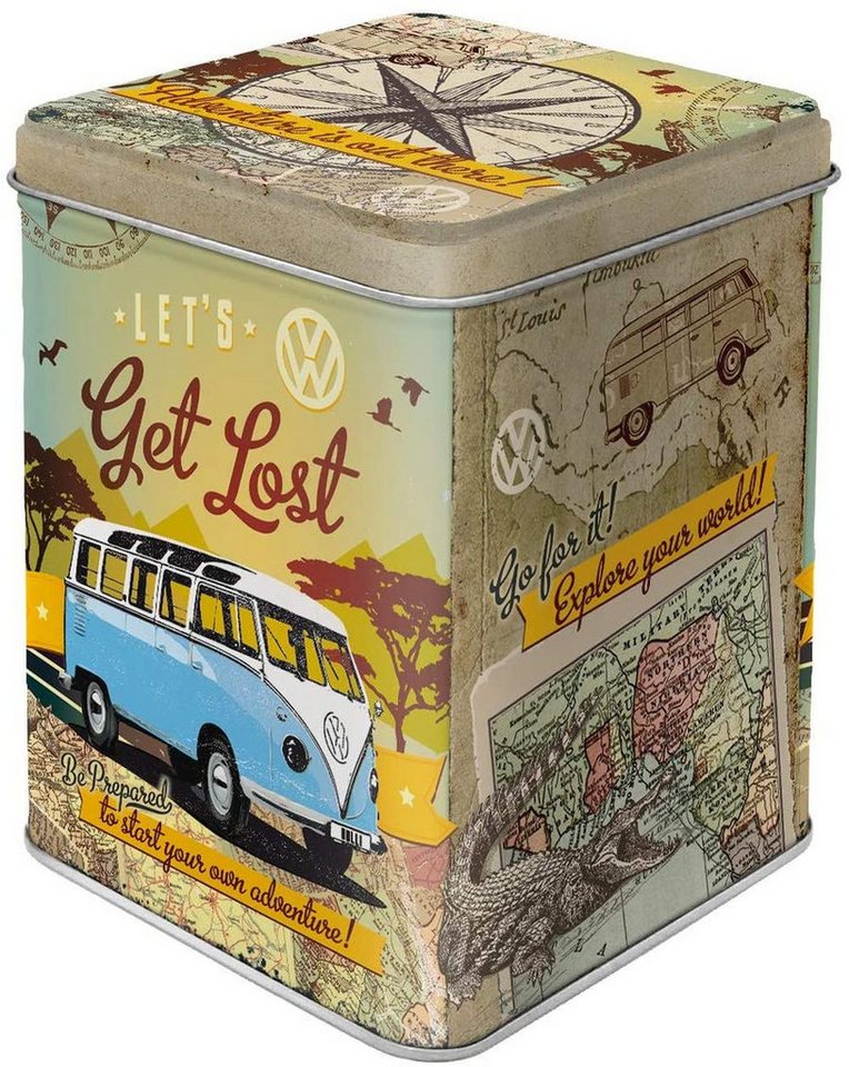 Nostalgic-Art Teedose Teedose - Volkswagen - VW Bulli - Let's Get Lost