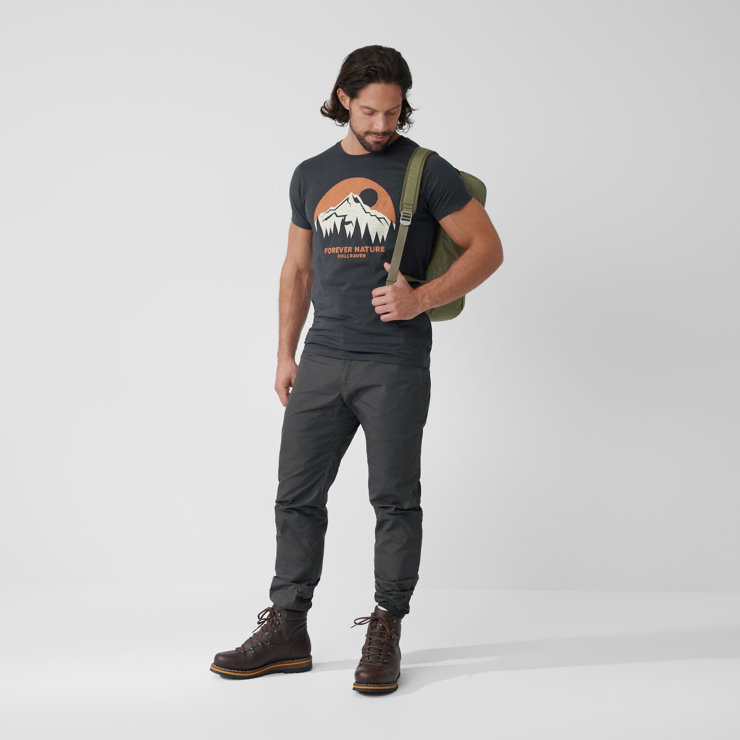 Fjällräven Funktionsshirt Nature T-Shirt M 555 Dark Navy