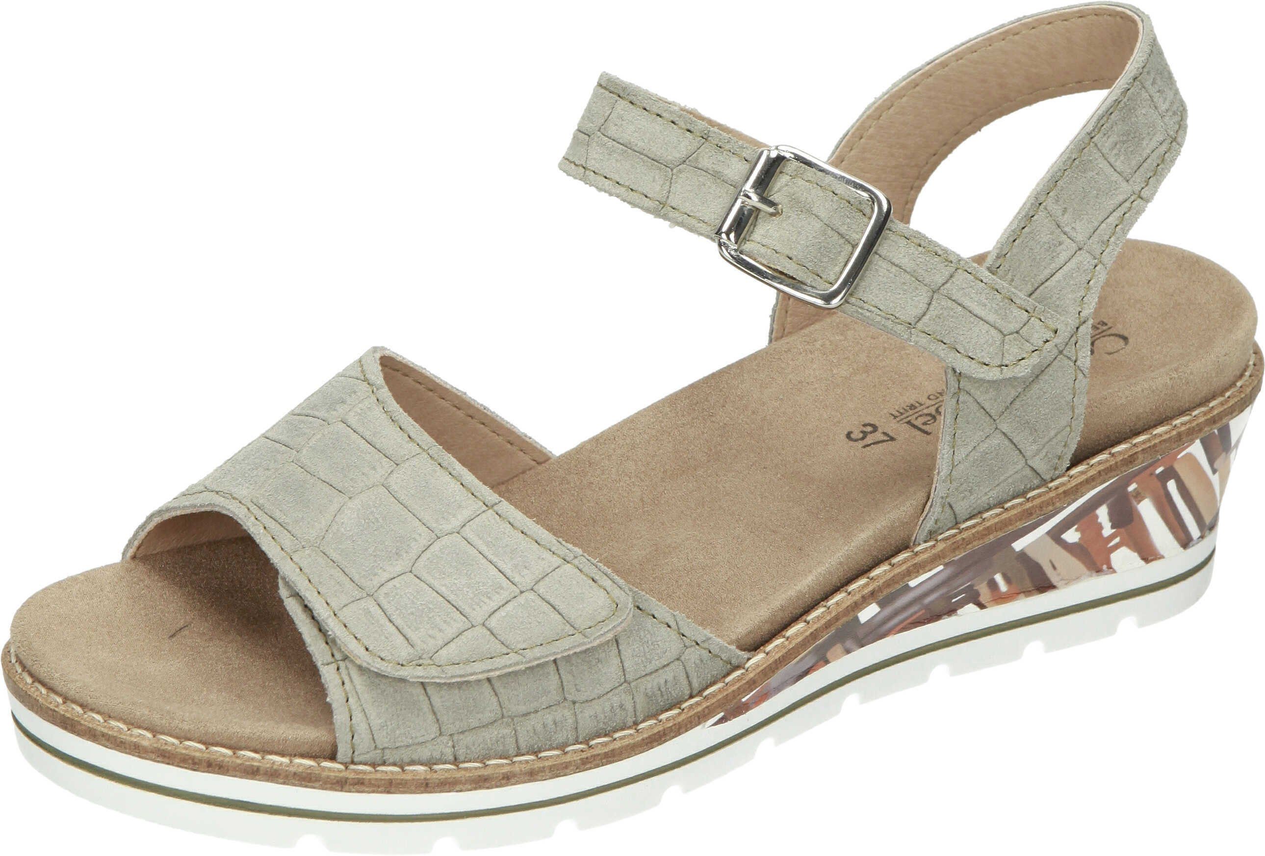 Comfortabel Sandalen Sandale aus Veloursleder günstig online kaufen