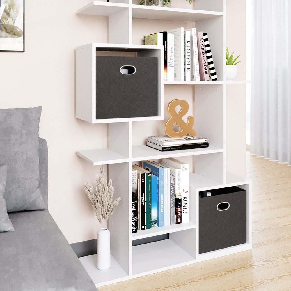 Vicco Raumteiler Cube, Weiß, 92 x 187.7 cm