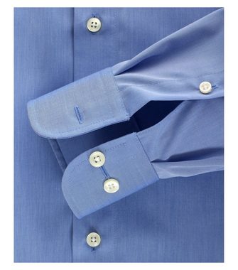 CASAMODA Businesshemd Herren Hemd extra langer Arm 69cm Langarm Hemd uni regular fit, blau HL28, 39