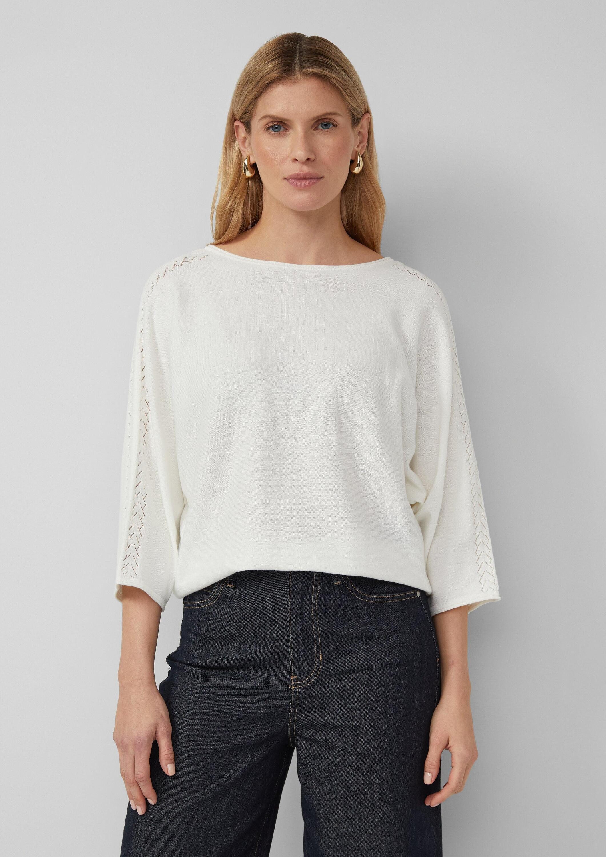 3/4 Arm-Pullover Strickpullover