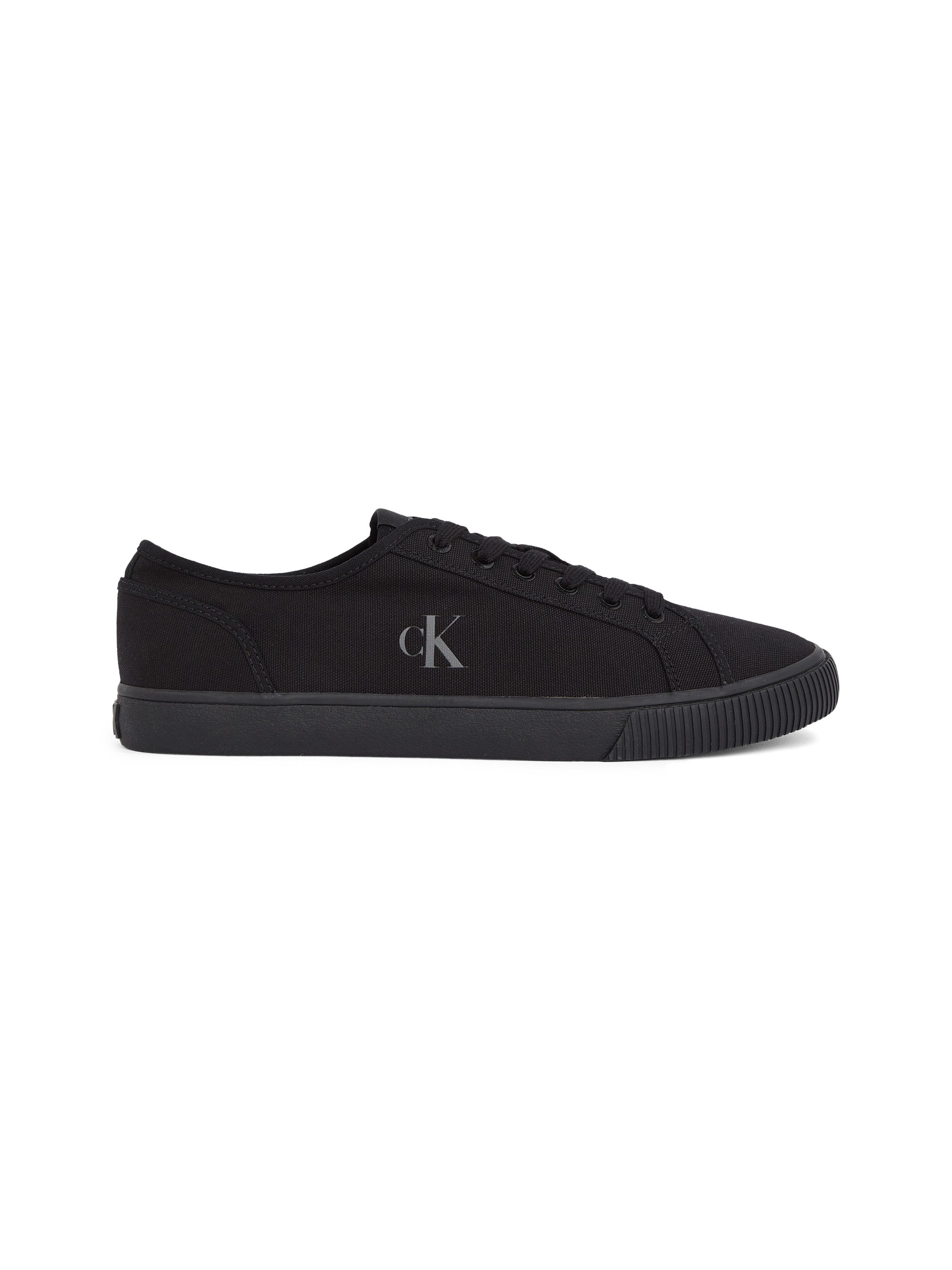 Calvin Klein Jeans ESS VULC LOW MG CANVAS Sneaker Schnürschuh, Halbschuh, Freizeitschuh in klassischer Optik