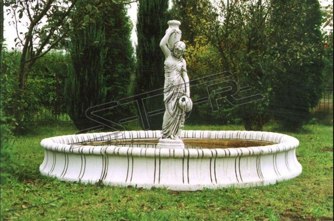 Skulptur 381 Statuen Garten Figuren Statue Fontainen 142cm Skulptur Skulpturen Figur JVmoebel Neu
