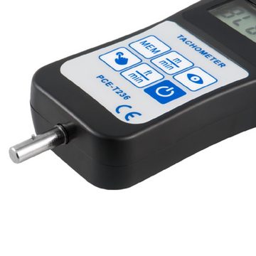 PCE Instruments Drehzahlanzeige Handtachometer Drehzahlmessgerät PCE-T236 Drehzahlmessung, 1 Stück, im parkitschen Koffer, ABS-Kunststoffgehäuse, Automatische LCD-Anzeige