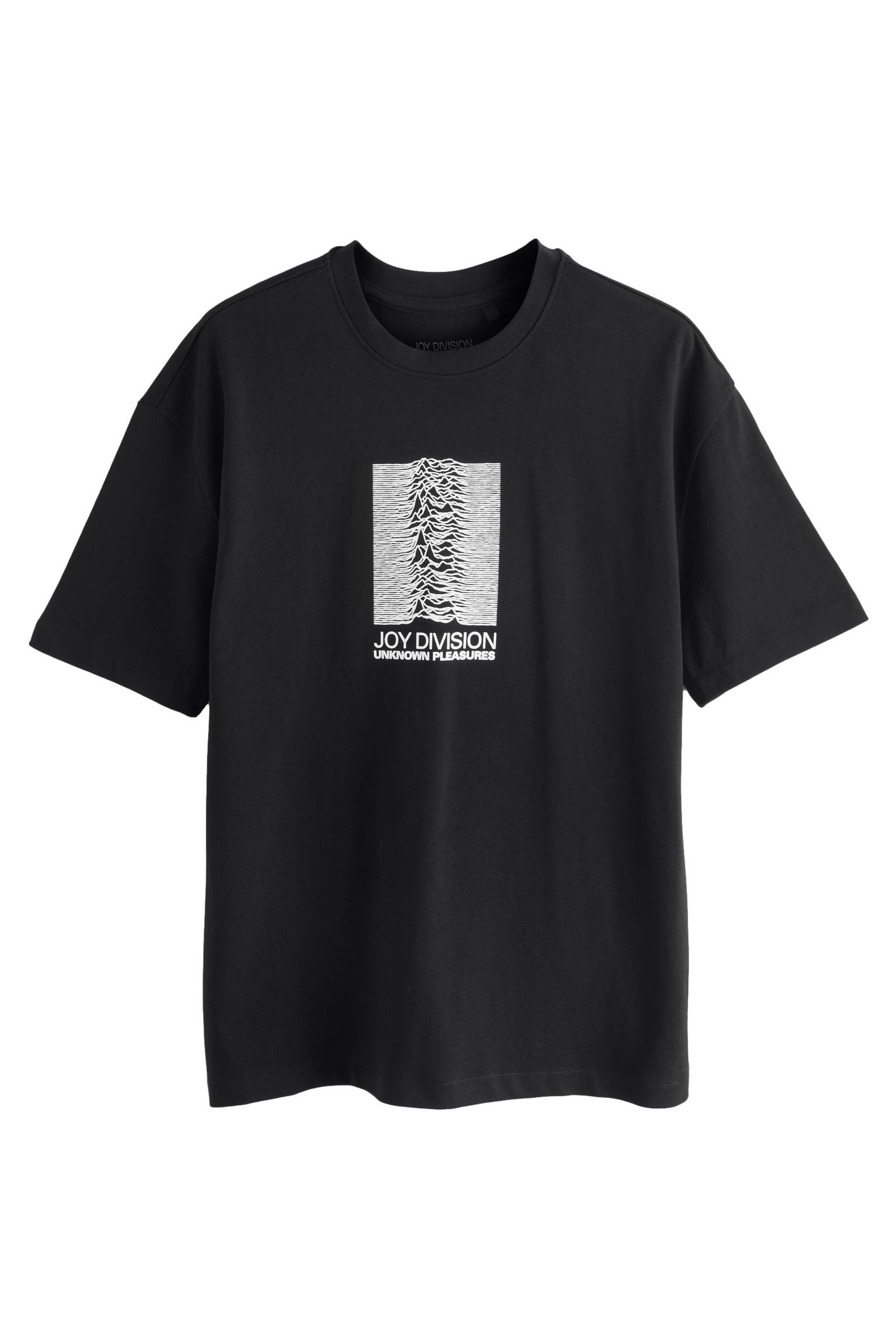 Next T-Shirt Langshirt 100 % Baumwolle Bandgrafik günstig online kaufen