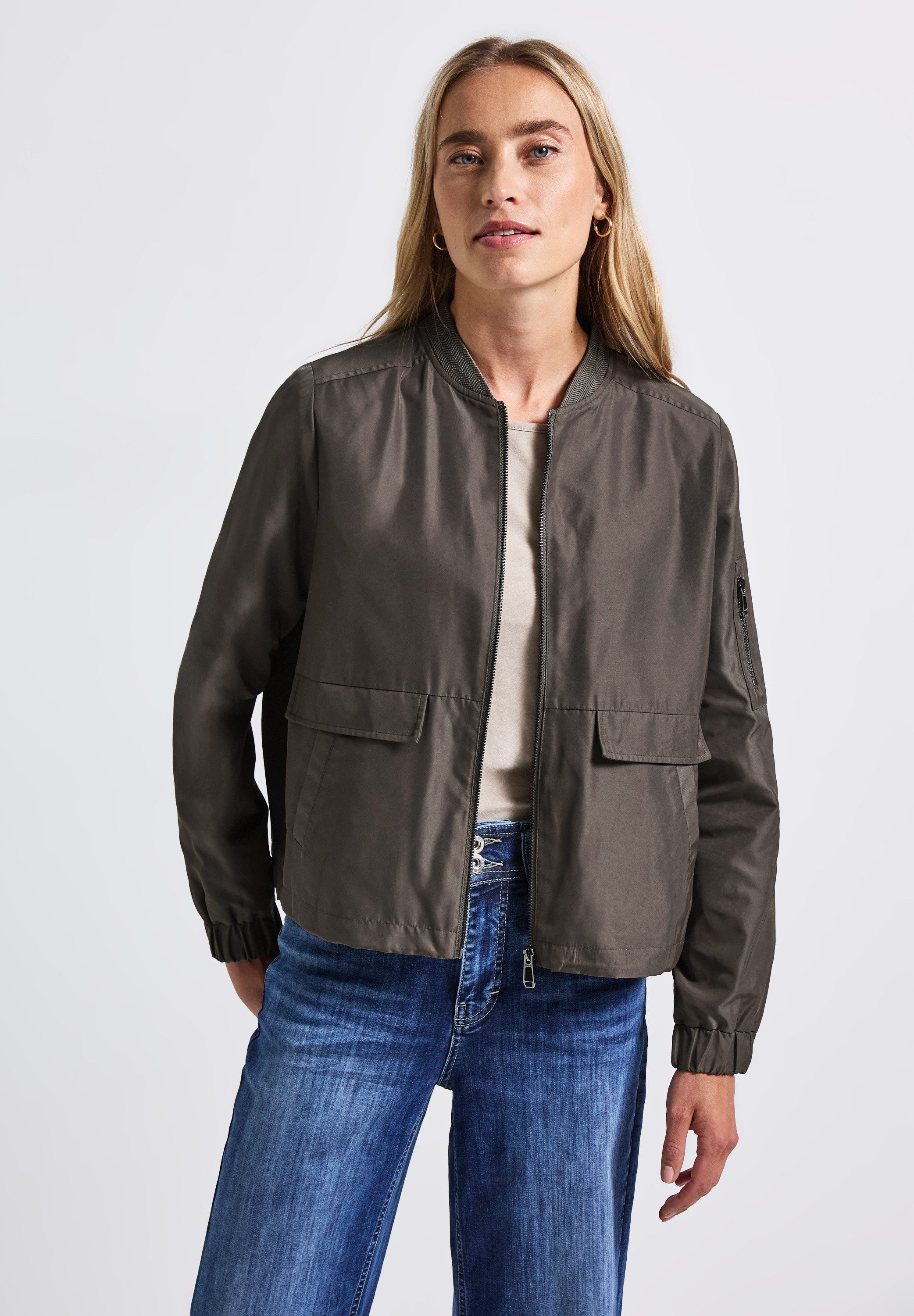 STREET ONE Blouson mit Elastikbund an den Ärmeln günstig online kaufen