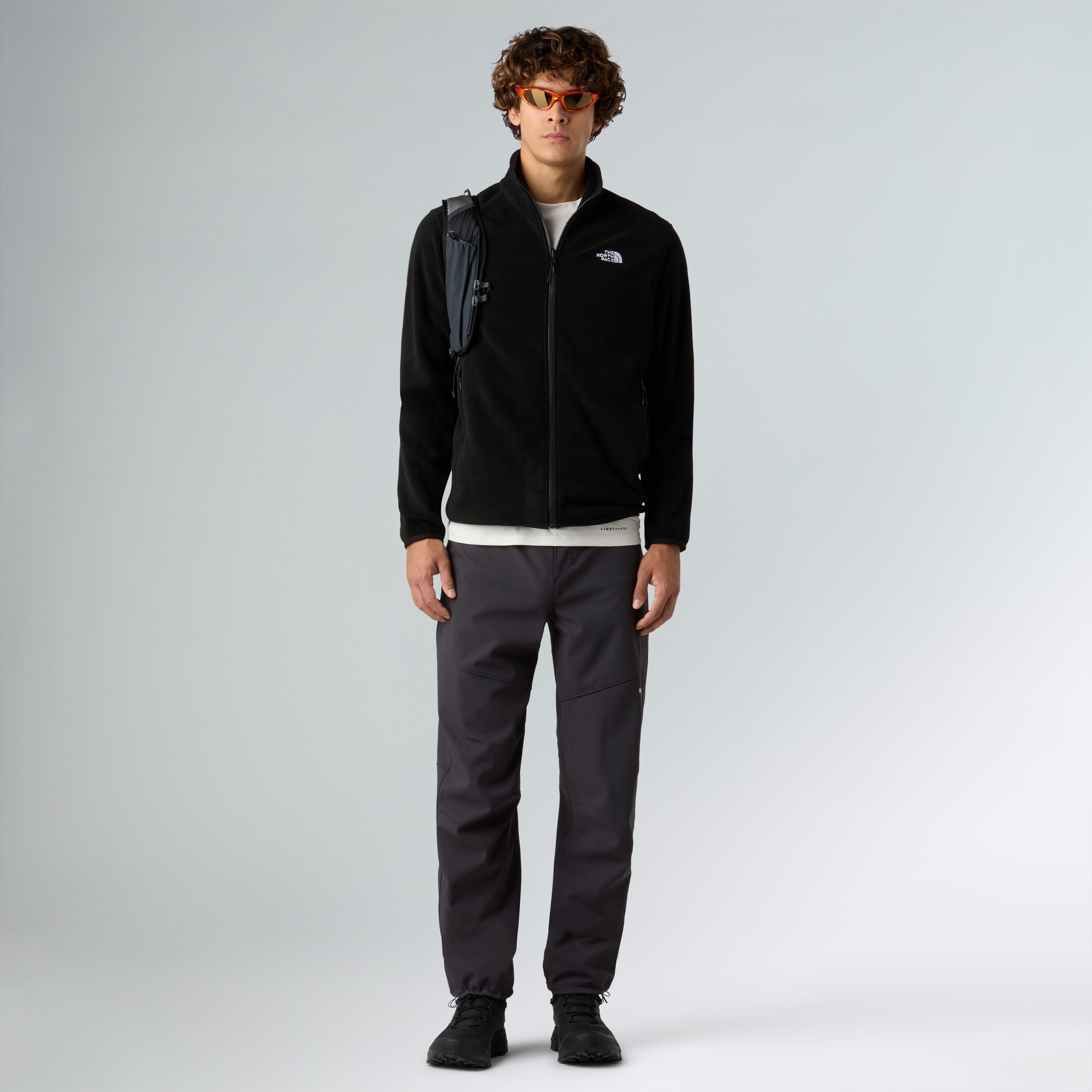 The North Face Fleecejacke M GLACIER FLEECE JACKET für Outdoor-Aktivitäten, atmungsaktiv, wärmeisolierend