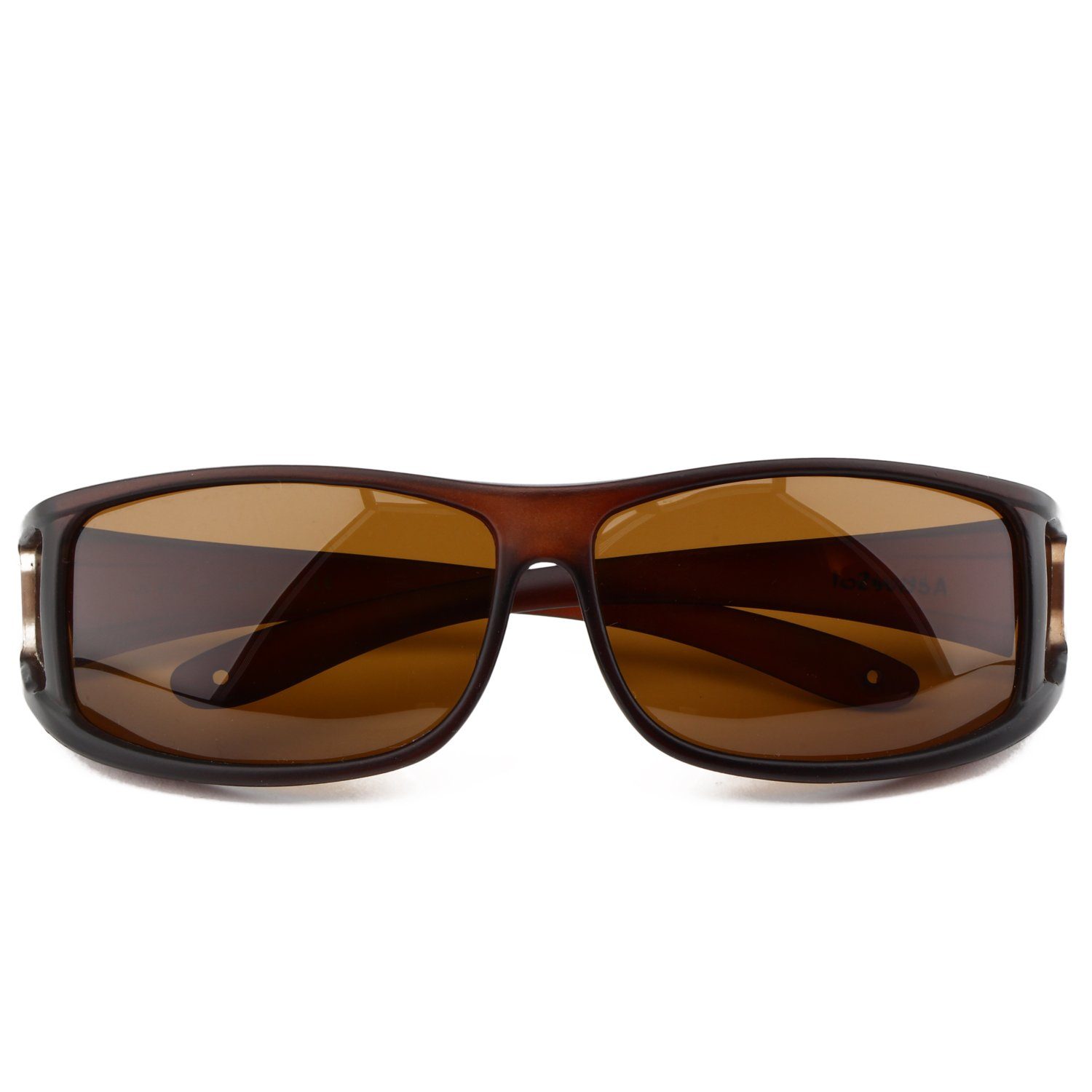 UV für Braun polarisierte, SUNGLASSES ActiveSol Überziehsonnenbrille Classic Sonnenbrille 400 Herren Matt