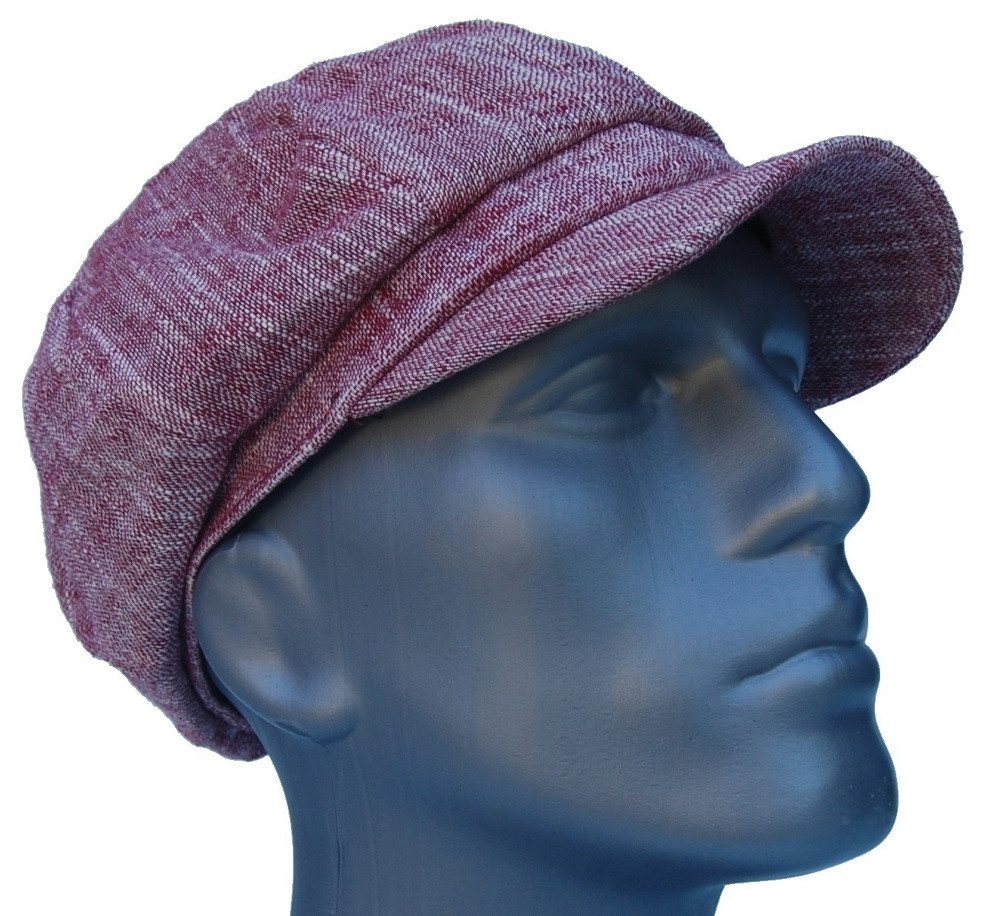 Cool4 Ballonmütze Leinen Bakerboy Newsboy Cap