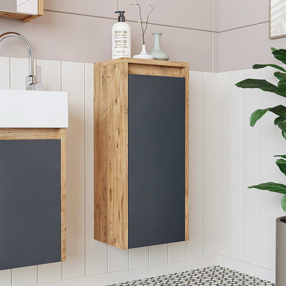 Roomart Badmöbel-Set, (Roomart, Badezimmermöbel, Seitenschrank, Badregal, günstig online kaufen