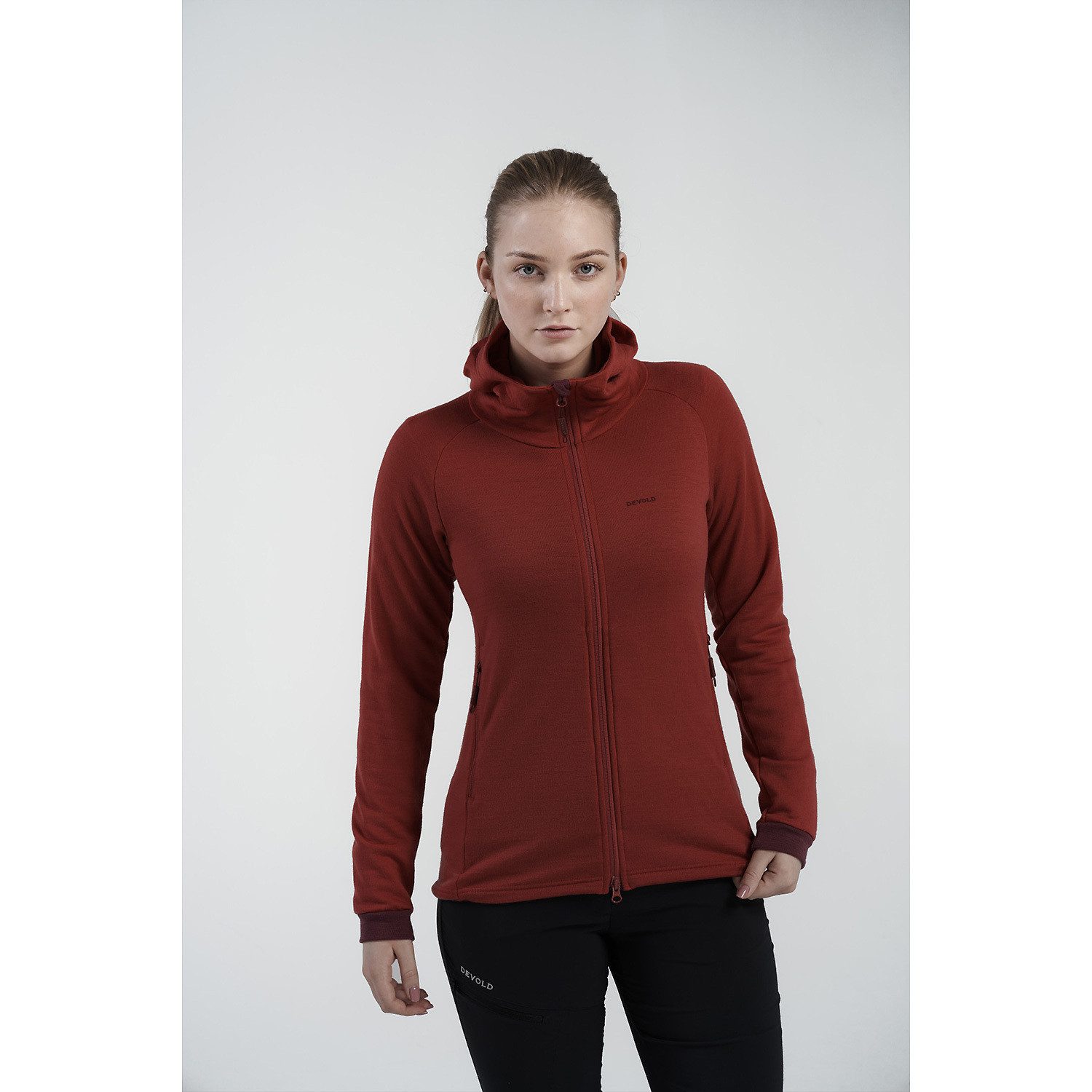 Devold Fleecejacke Fleecejacke W NIBBAMERINO JACKET HOOD