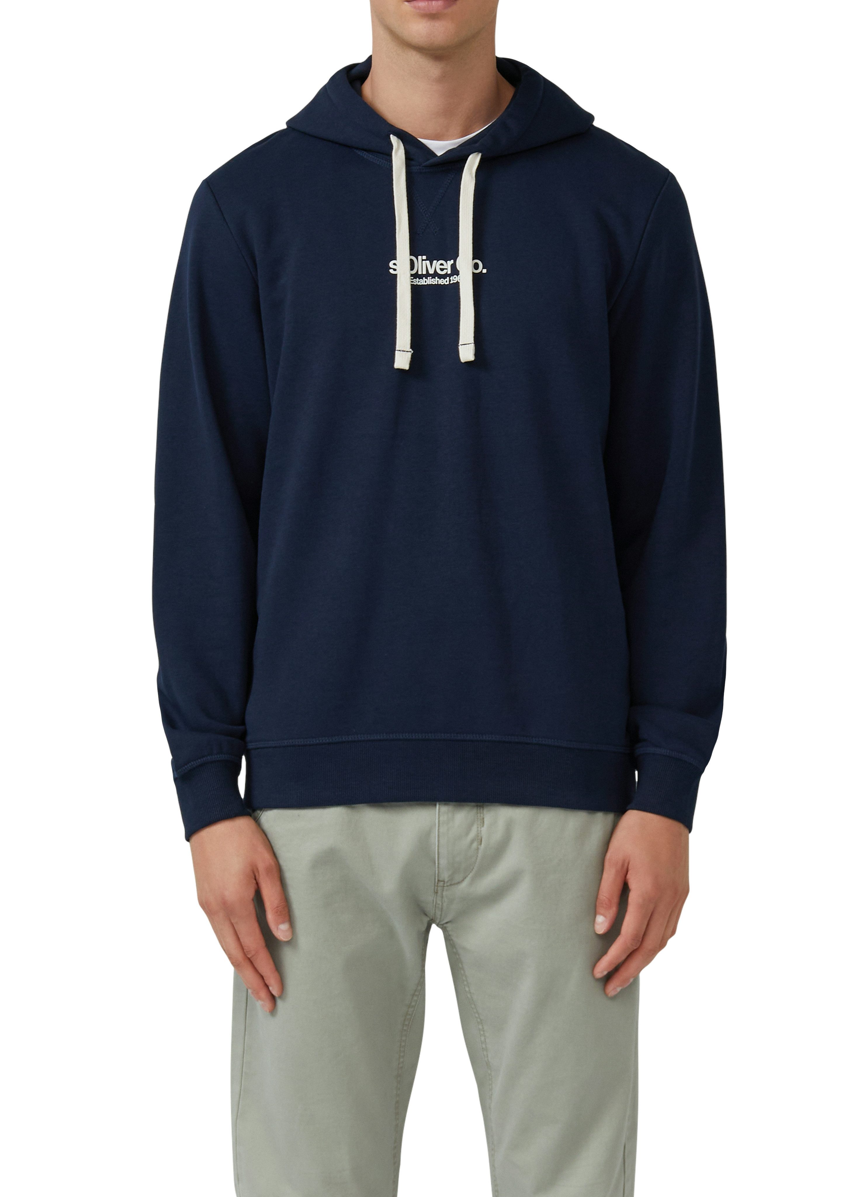 s.Oliver Hoodie mit Logo Schriftzug