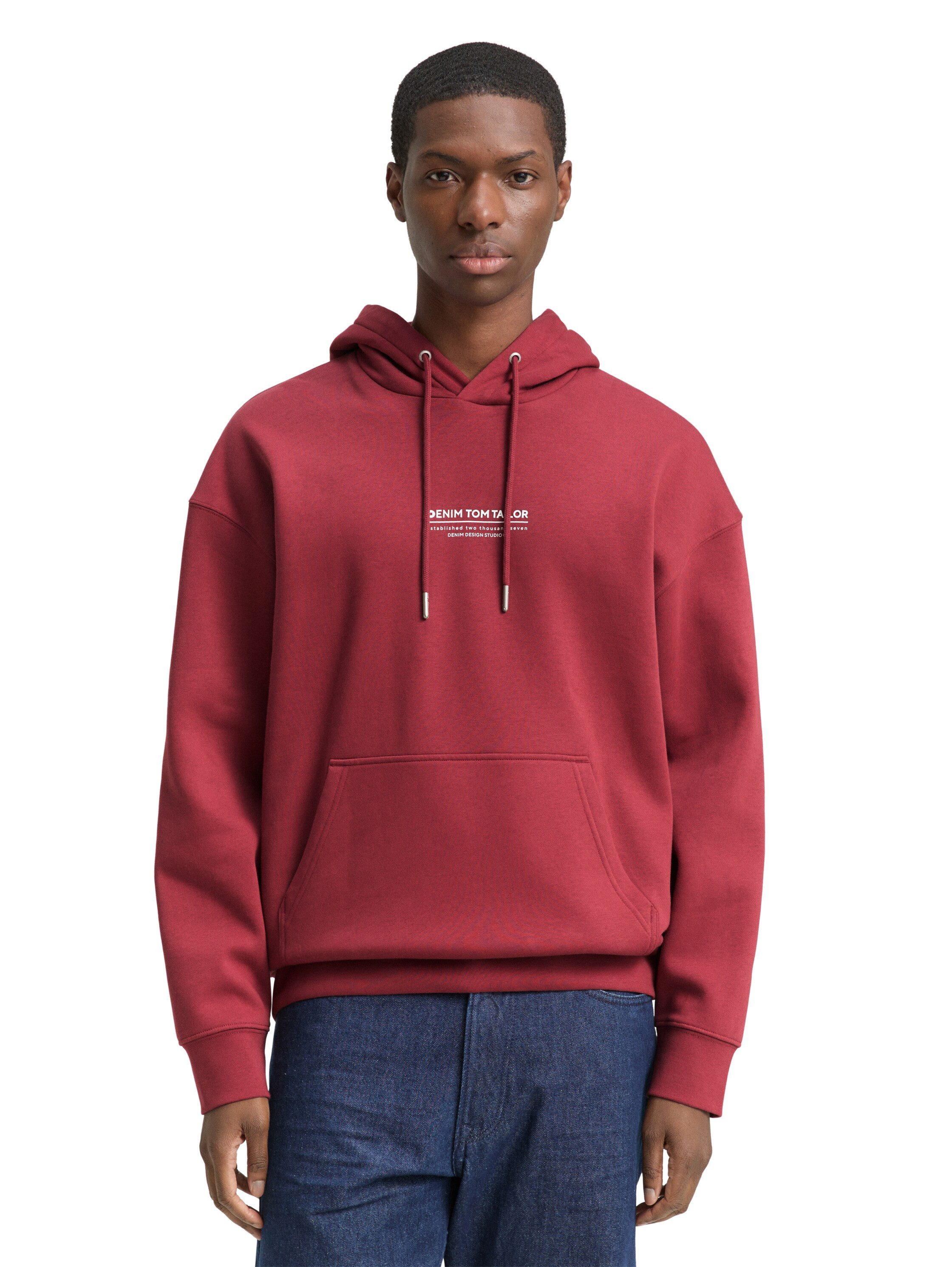 TOM TAILOR Denim Hoodie mit Logo günstig online kaufen
