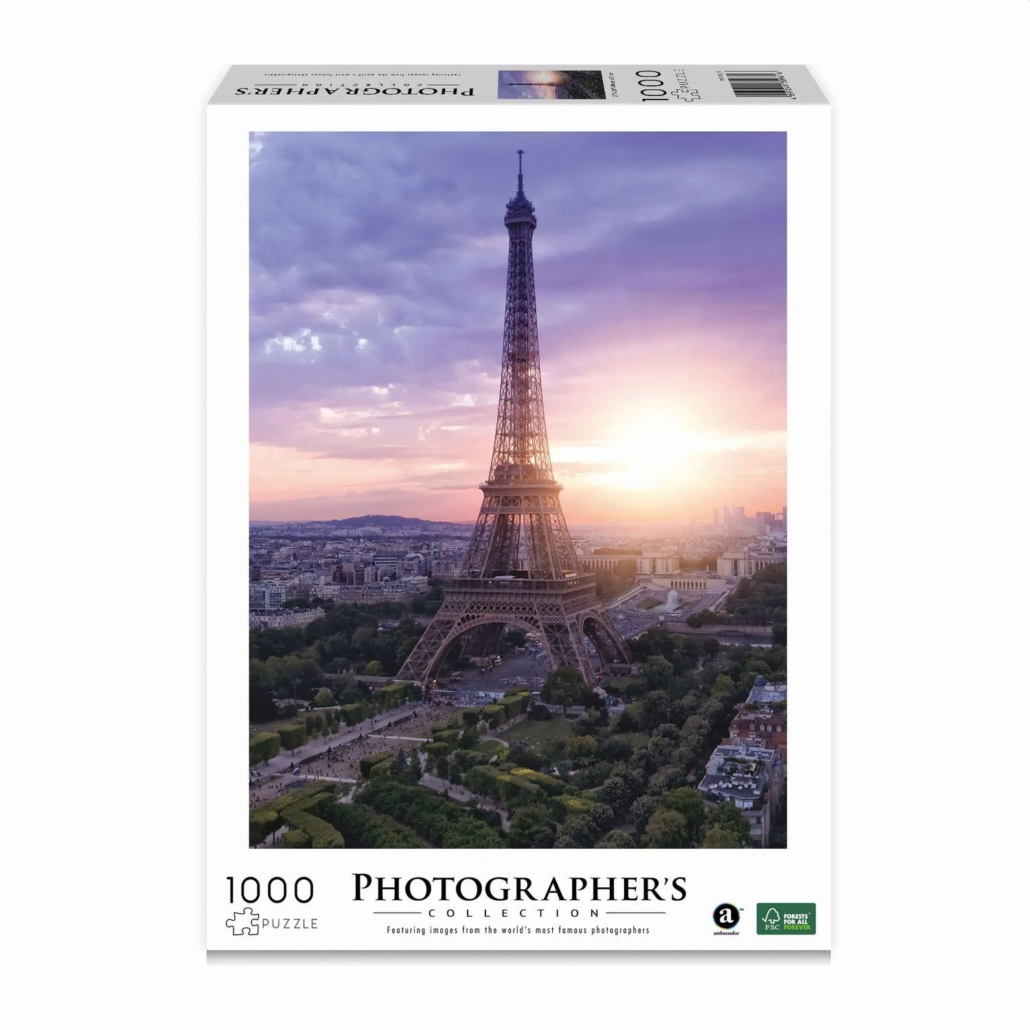 BrainBox Puzzle Ambassador - Eiffelturm Paris 1000 Teile, 1000 Puzzleteile