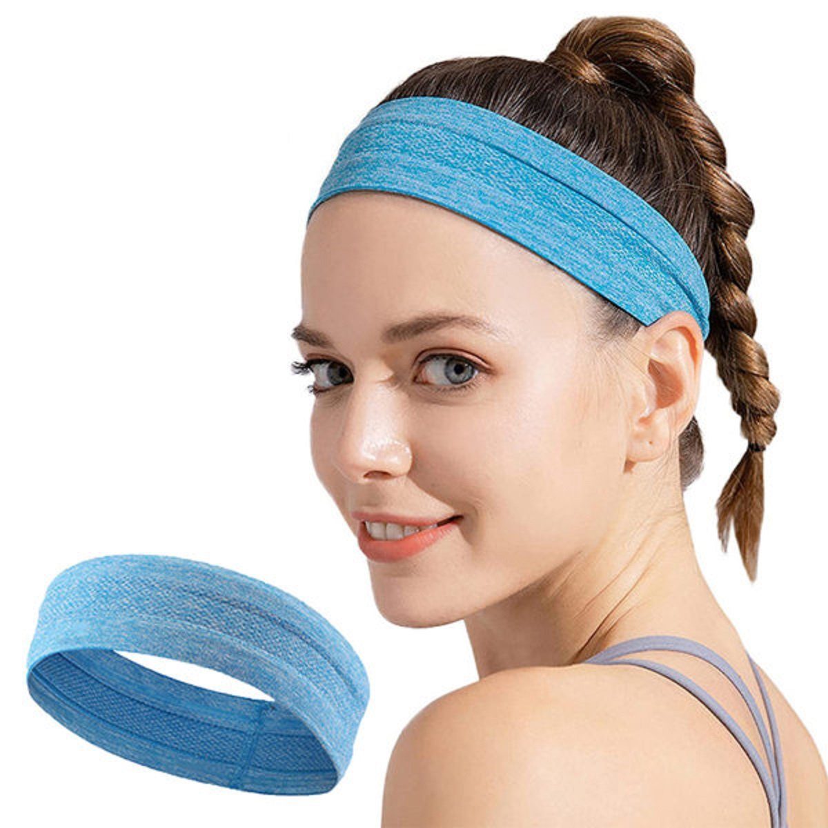 cofi1453 Stirnband Elastisches Stoffstirnband für Lauffitness in verschiede günstig online kaufen