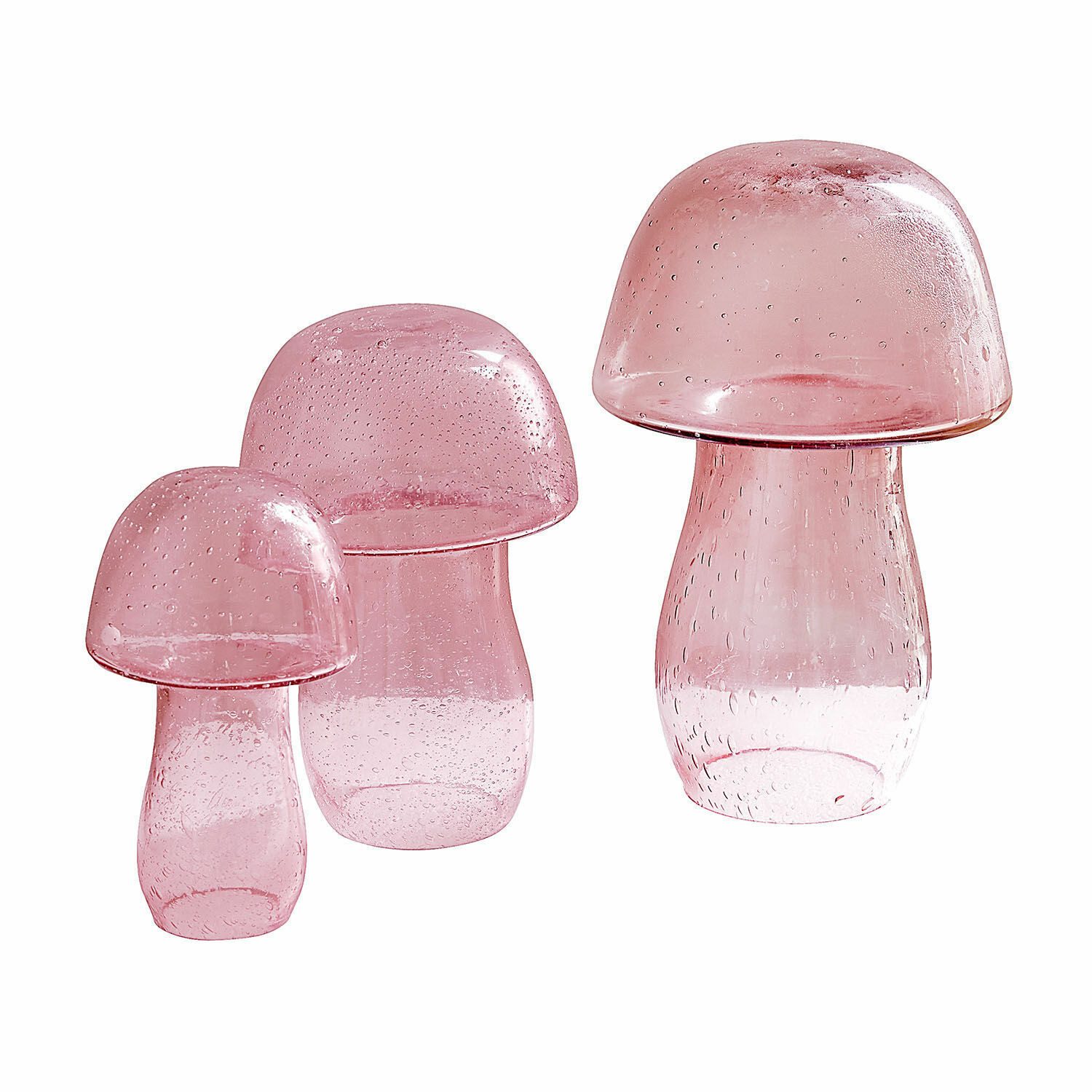 Mirabeau Dekoobjekt Deko-Pilz 3er Set Verlière rosa