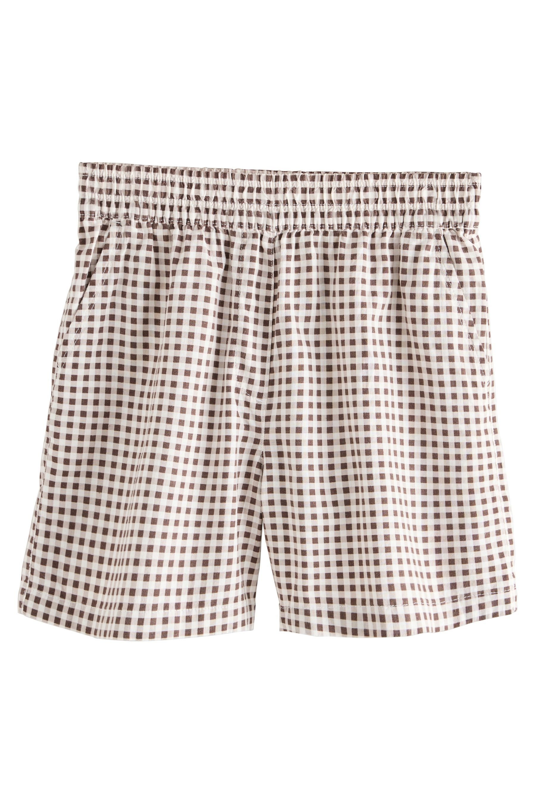 Next Shorts Shorts aus Stretch-Leinenmischung im 2er-Pack (2-tlg)