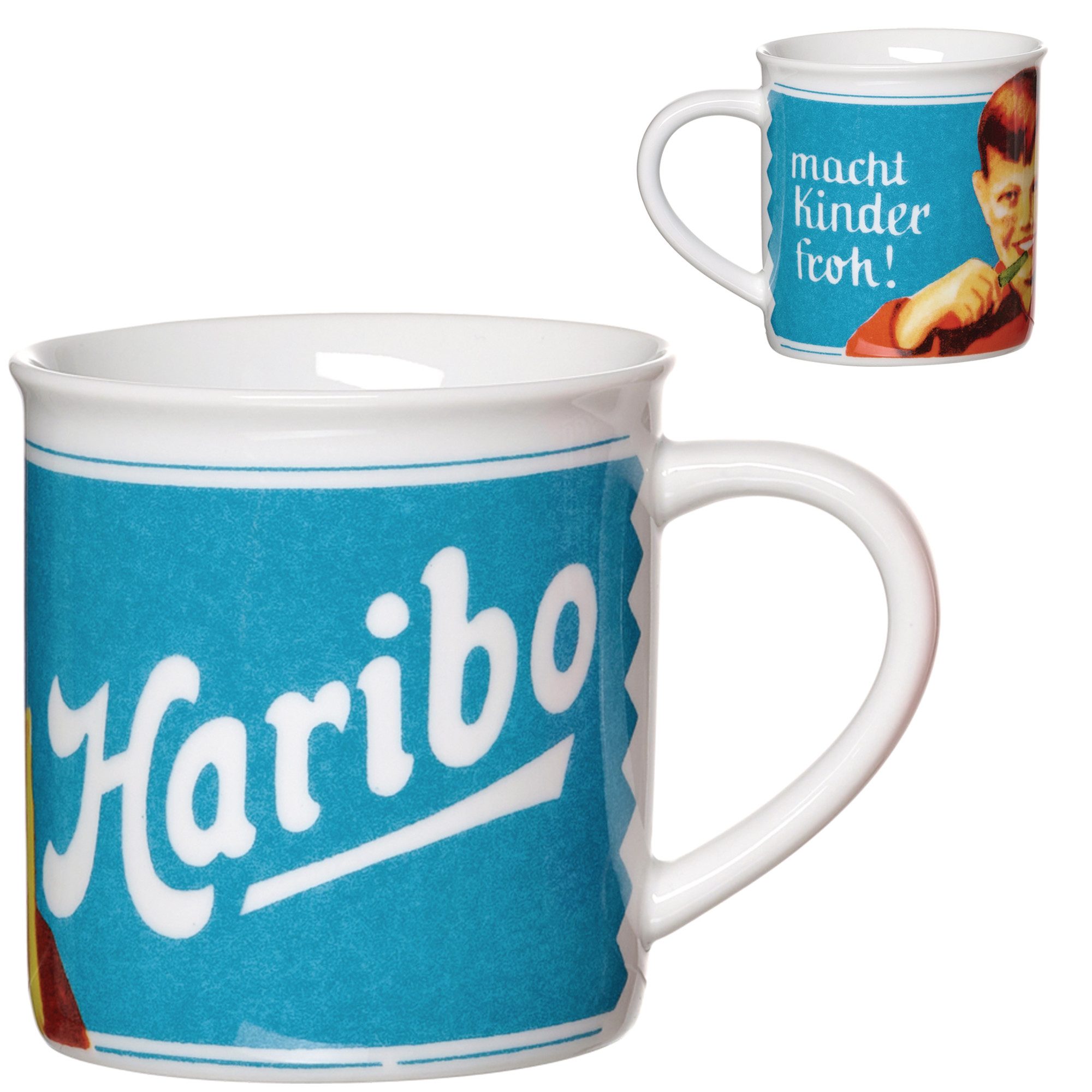 Ritzenhoff & Breker Кружки HARIBO Retro, Kinder froh, 380 ml, Porzellan, spülmaschinenfest