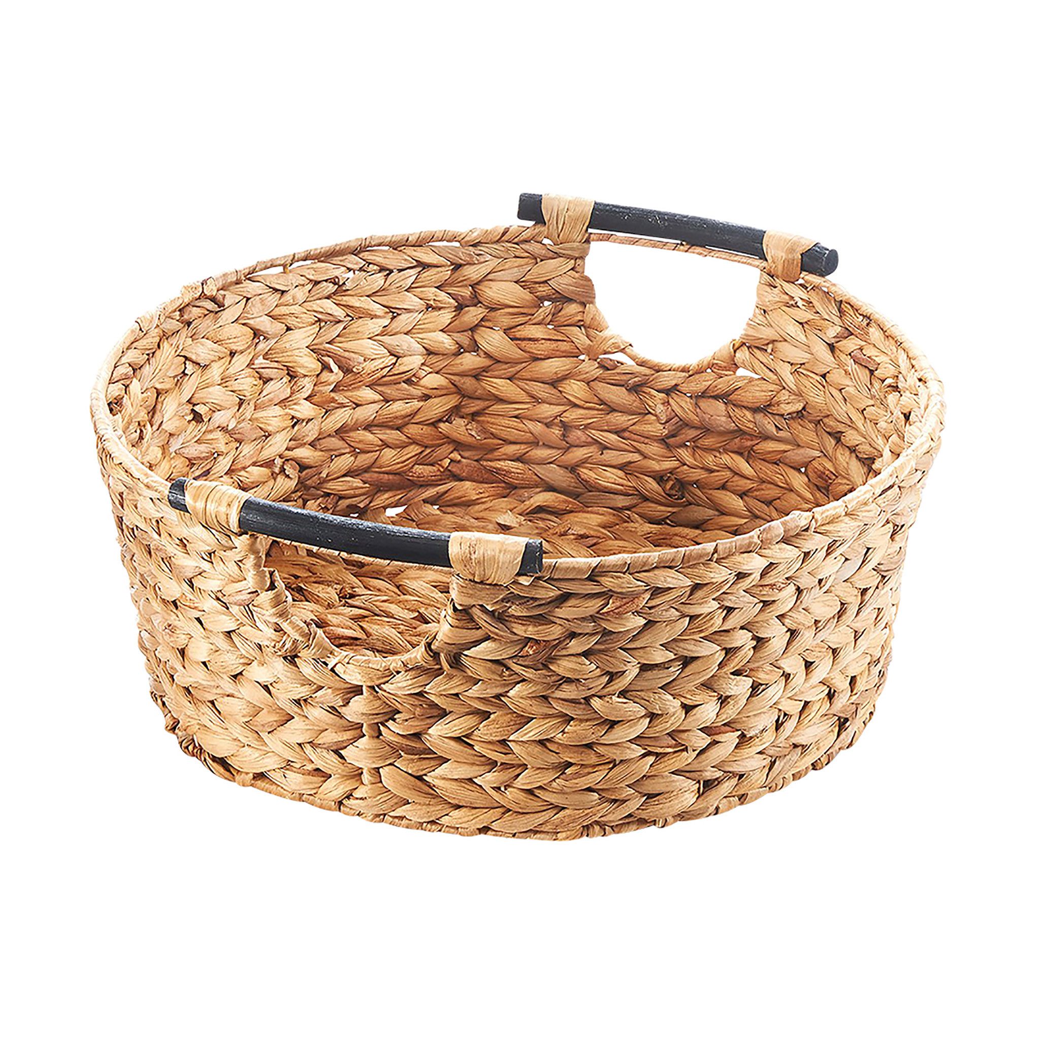 Kobolo Aufbewahrungskorb Regalkorb Korb aus Wasserhyazinthe - natur (44x18 günstig online kaufen