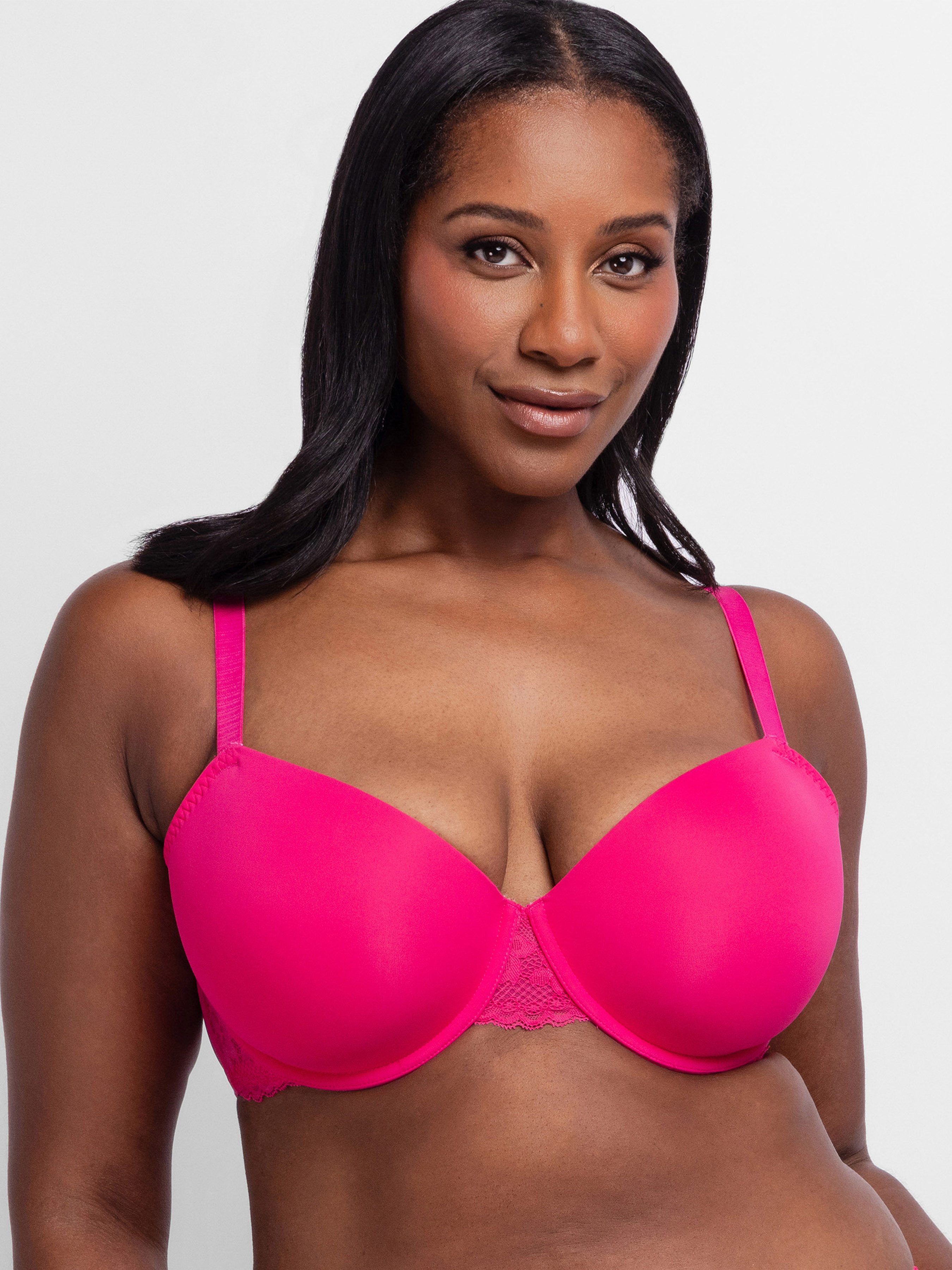 Dorina Bügel-BH Willa (2er Pack) gepolsterte Cups, Spitze, uni