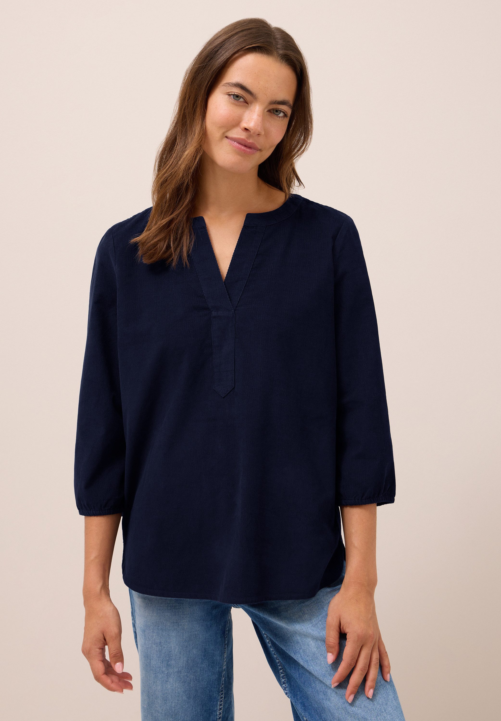 CECIL Shirtbluse aus reiner Baumwolle