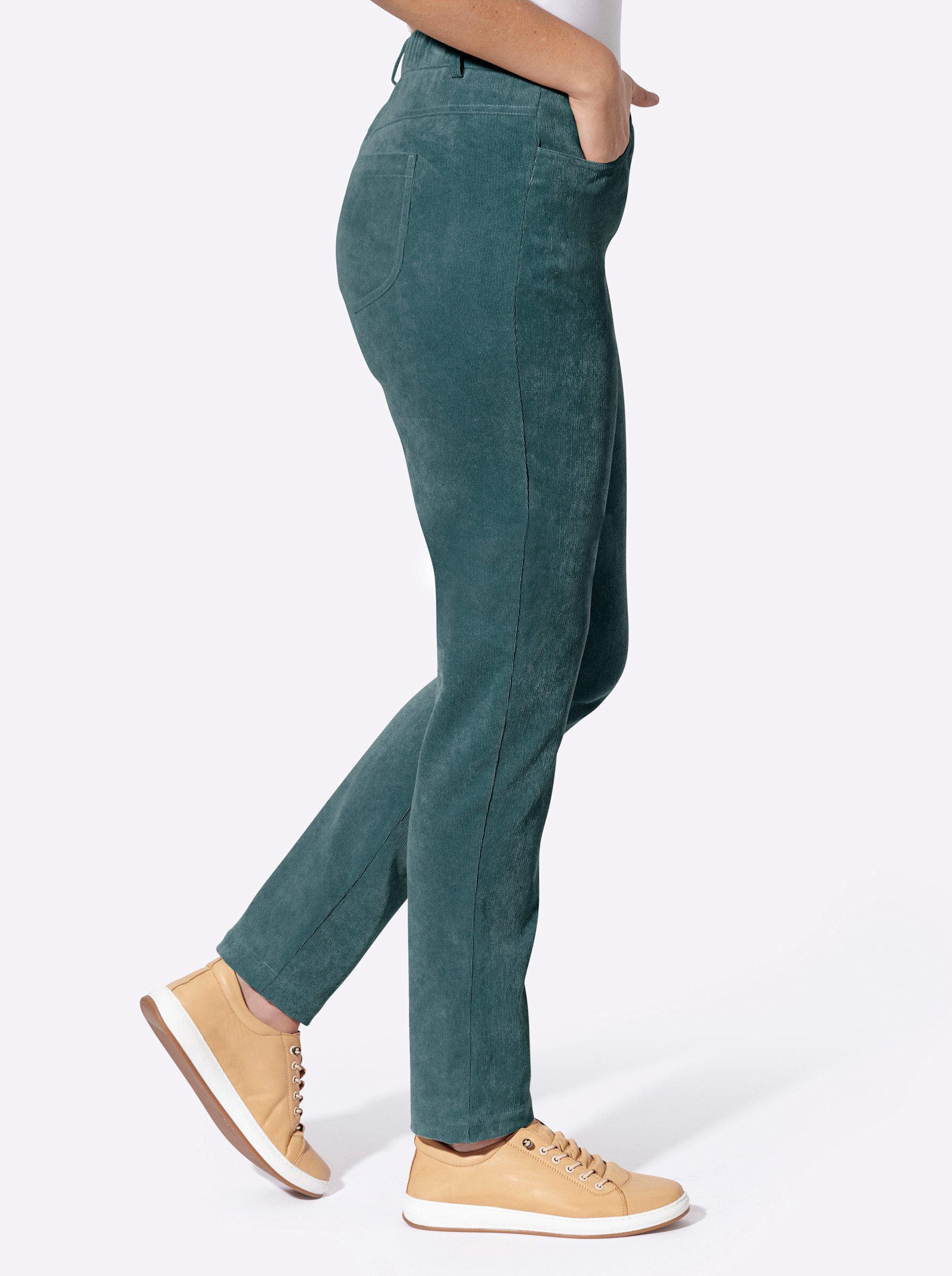 Sieh an! Jerseyhose Cord-Hose komfortabel – Bild 5 von 5