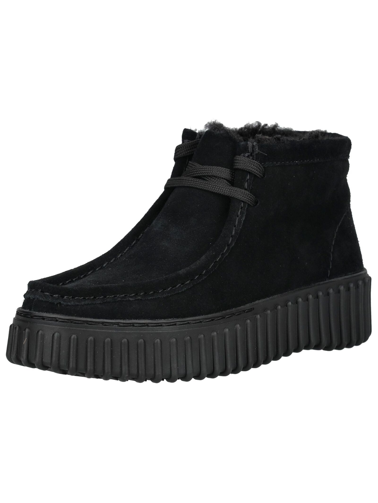 Clarks Stiefelette Veloursleder Schnürstiefelette