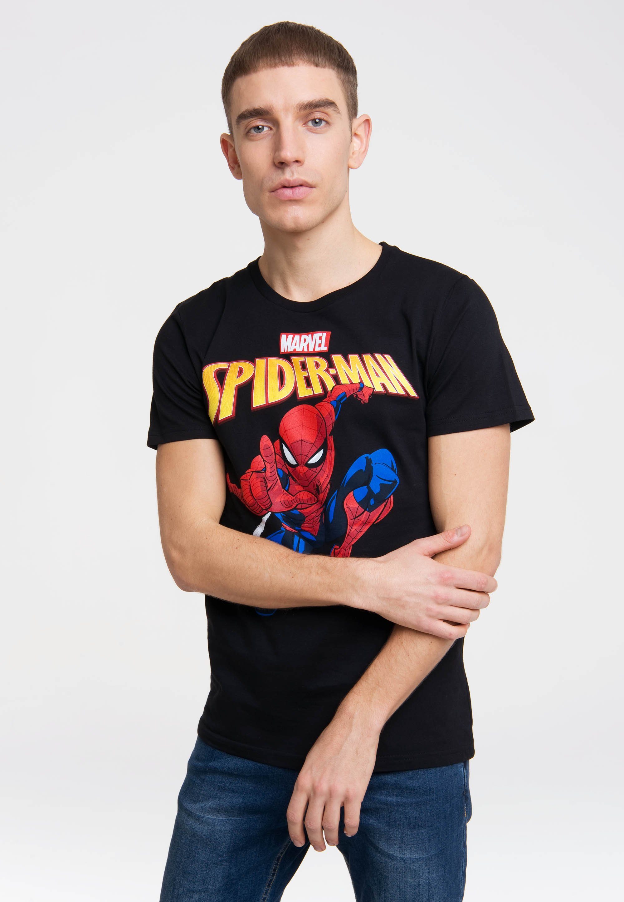 LOGOSHIRT T-Shirt Marvel Comics mit lizenzierten Originaldesign | T-Shirts