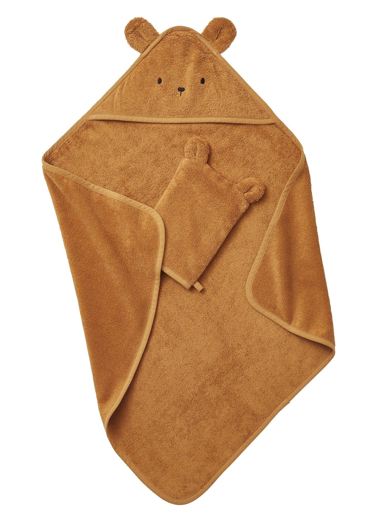 vertbaudet Kapuzenhandtuch Baby-Set aus Badetuch und günstig online kaufen