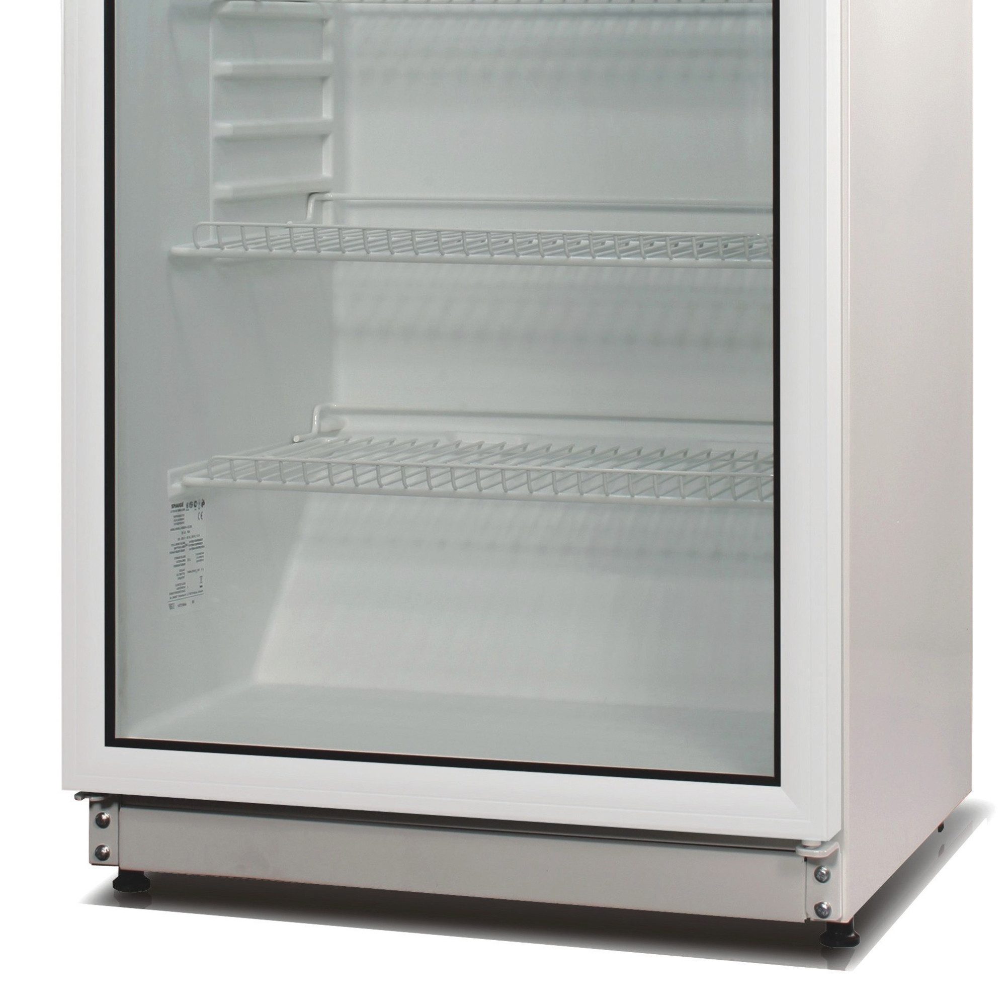 BEKO Vollraumkühlschrank ADN 202/2 BP, 145 cm hoch, 60 cm breit, Verschliessbare Glastür, Umluftventilator, Innenbeleuchtung