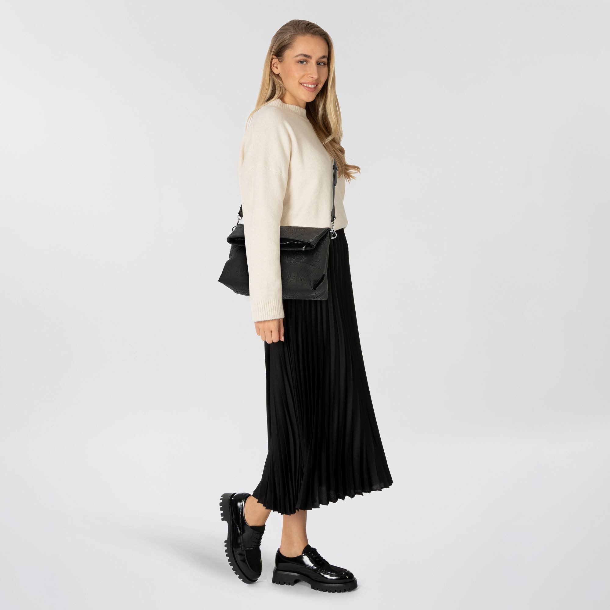 Desigual Schultertasche All Mickey, Polyurethan