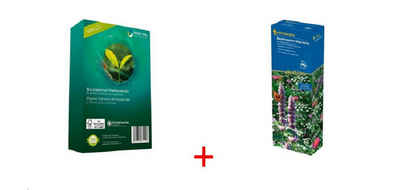 Smart Soil Technologies Blumenerde Bio-Universalerde 5 Liter + Blumensamen-Mischung Bauerngartenmischung Bio-Universalerde-5-Liter+Blumensamen-Mischung-Bauerngartenmischung, (2-St)