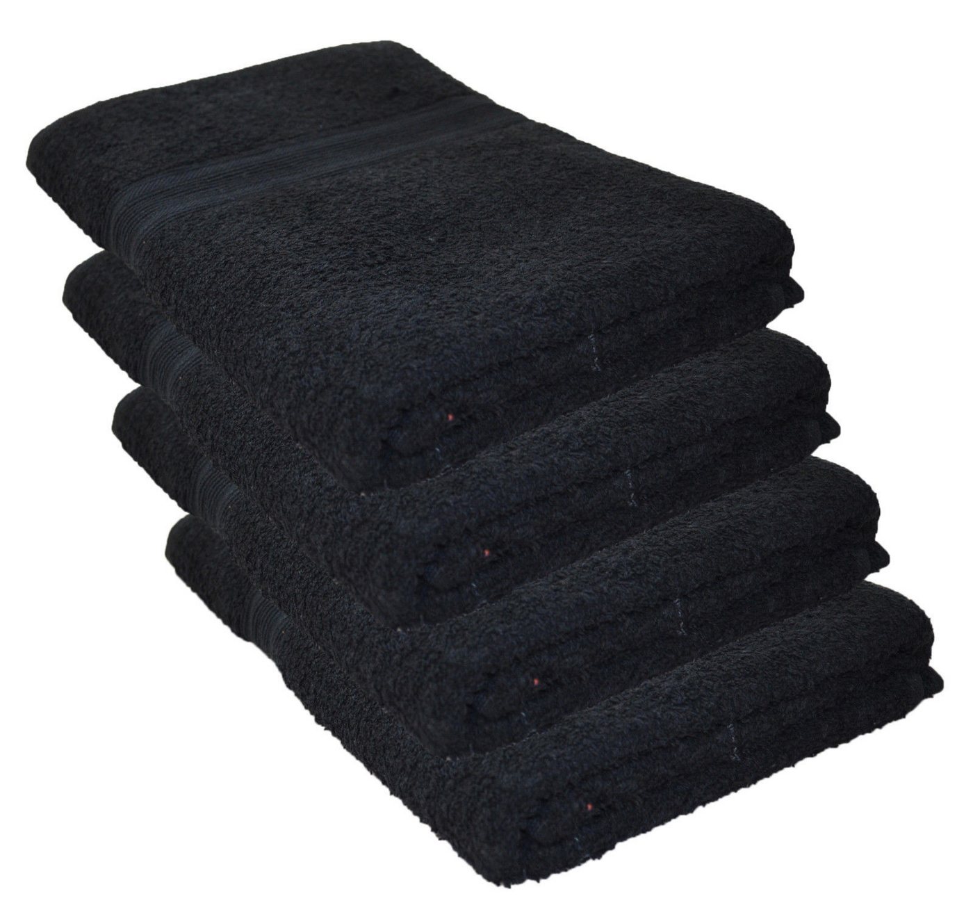 Thumbnail - Riyashop Haushaltshobel Handtuch Duschtuch Gästetuch Badetuch Größen 500/m² Schwarz 100x150