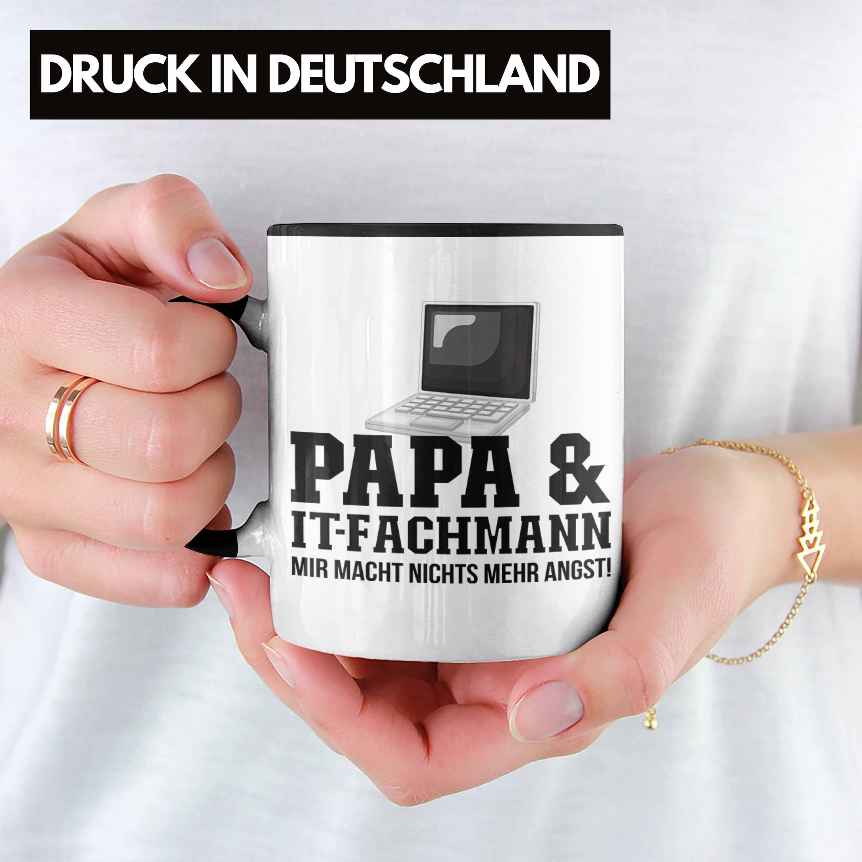 für Schwarz Tasse Tasse Trendation Trendation IT-Fachmann - Geschenkidee Tech Vater und Papa IT