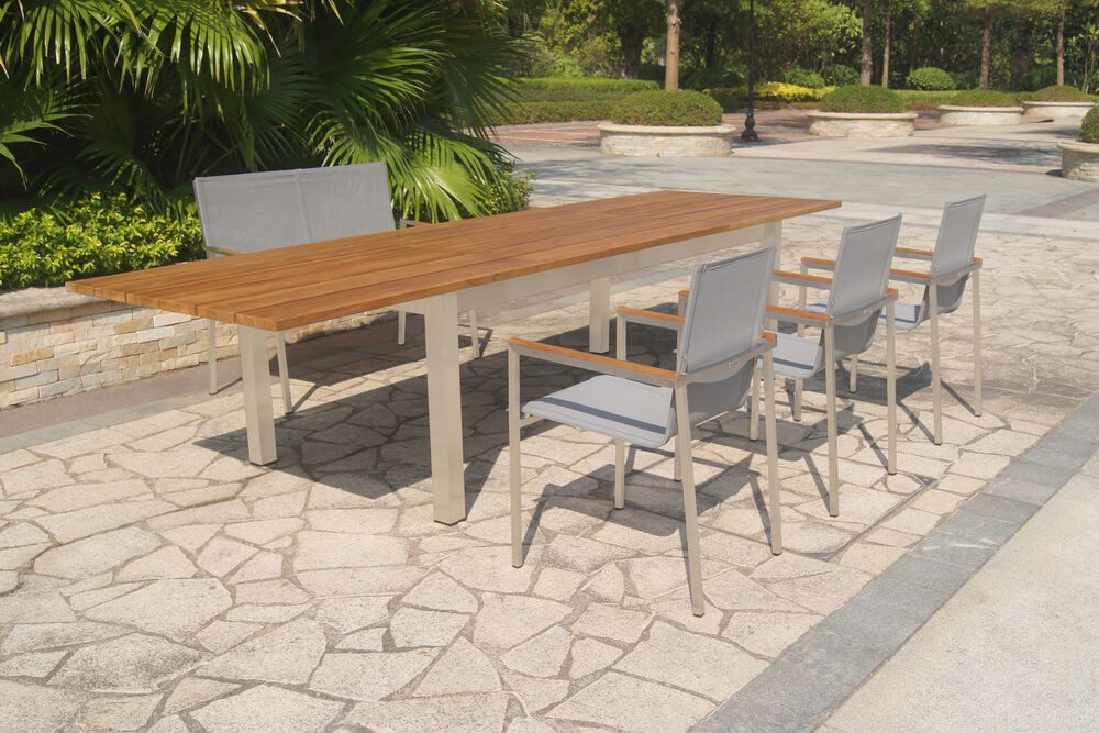 OUTFLEXX GartenEssgruppe, Pflegeleichte Materialien Einfache Reinigung