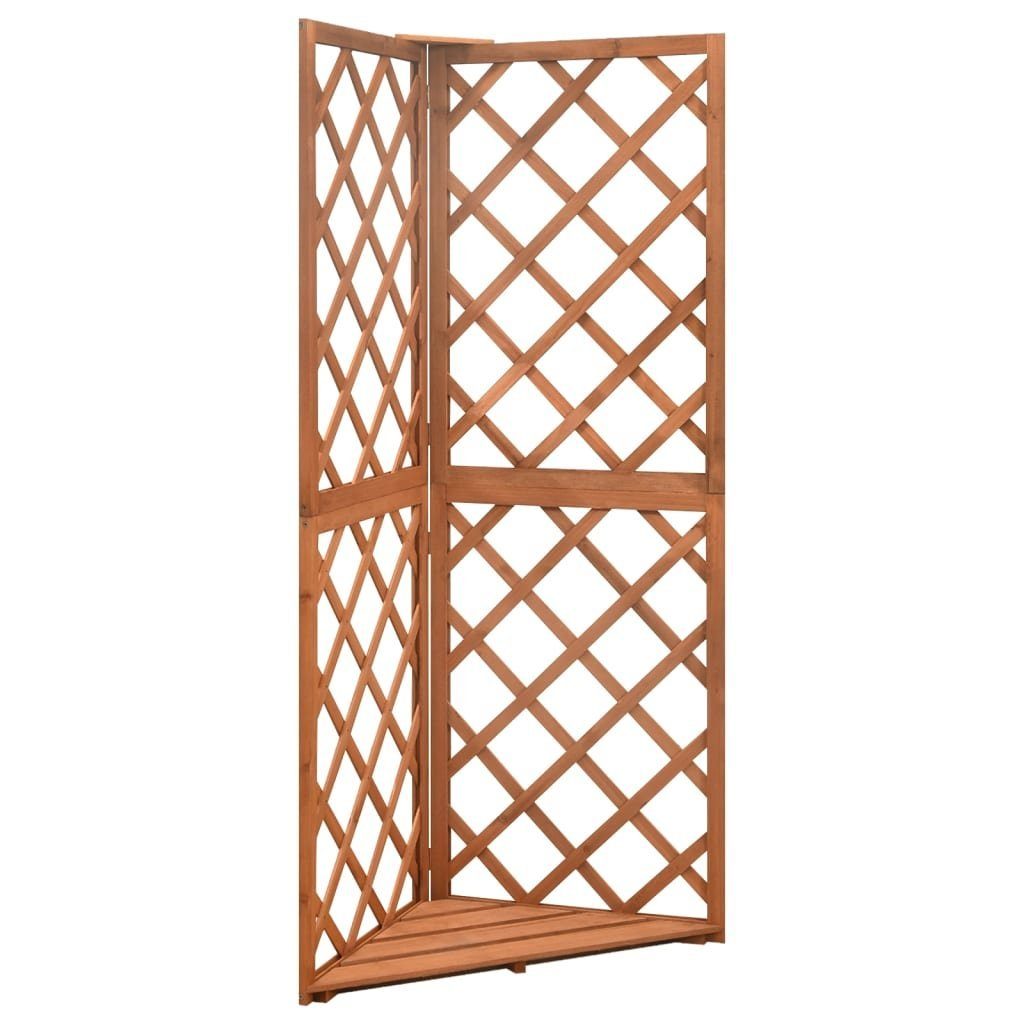 Rosenbogen Eckspalier 50x50x145 cm Massivholz Tanne