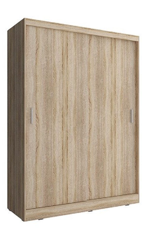 Xlmoebel Kleiderschrank Multifunktionaler Schrank mit modernen Regalfächern in Holzoptik (Kleiderschrank WIKI 130cm) Hergestellt in Europa