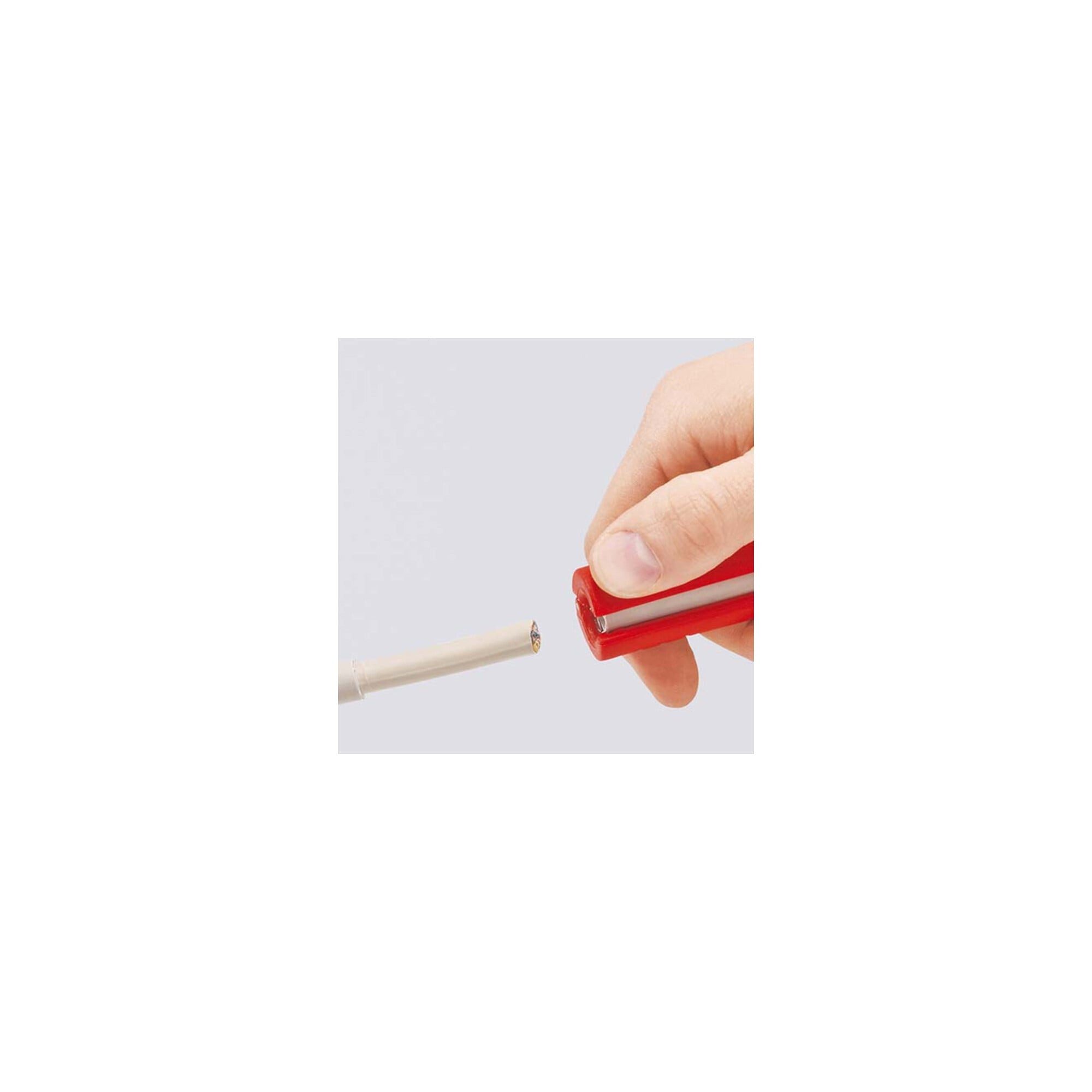 Knipex Abmantelungszange KNIPEX 16 80 125 SB Universal-Abmantelungswerkzeug 125 mm