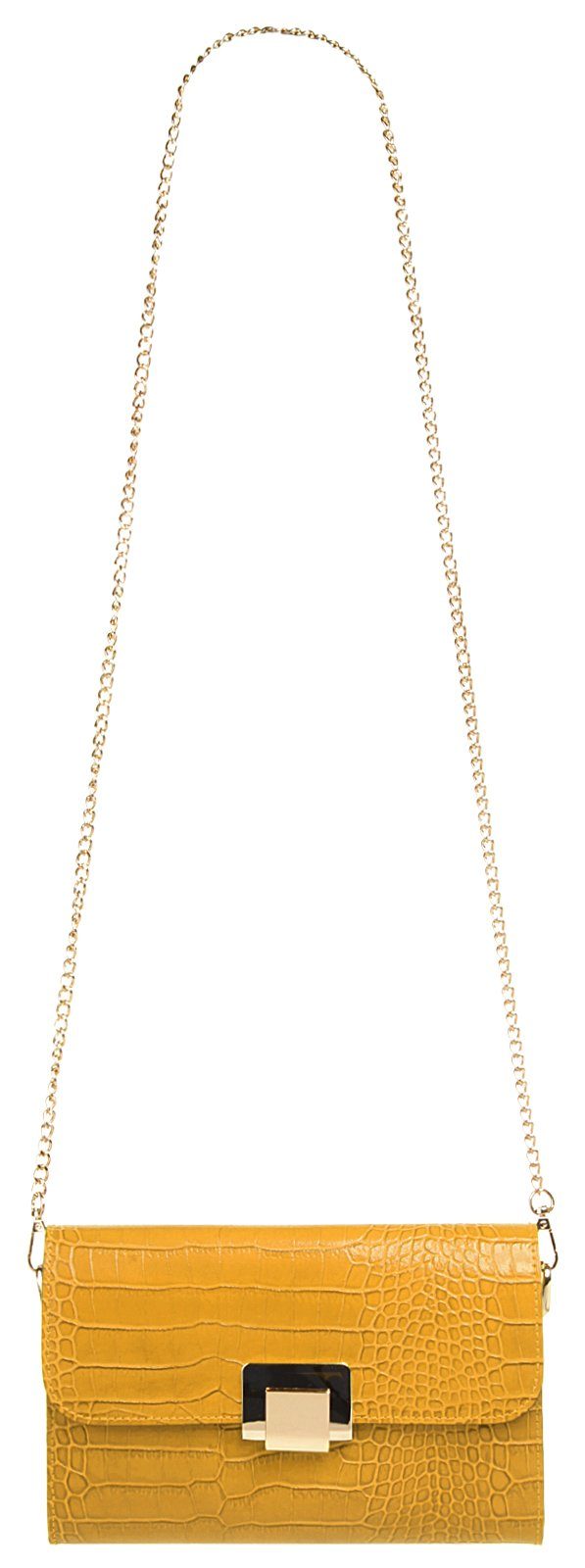 Cluty Abendtasche, echt Leder, Made in Italy